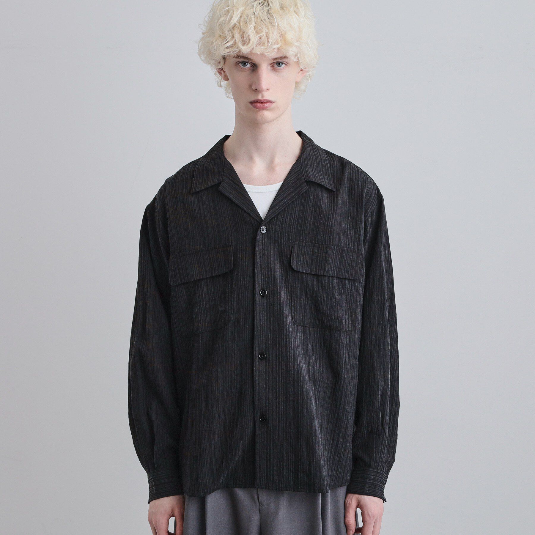 tk.TAKEO KIKUCHI「シアーストライプシャツ」|シャツ・ブラウス|