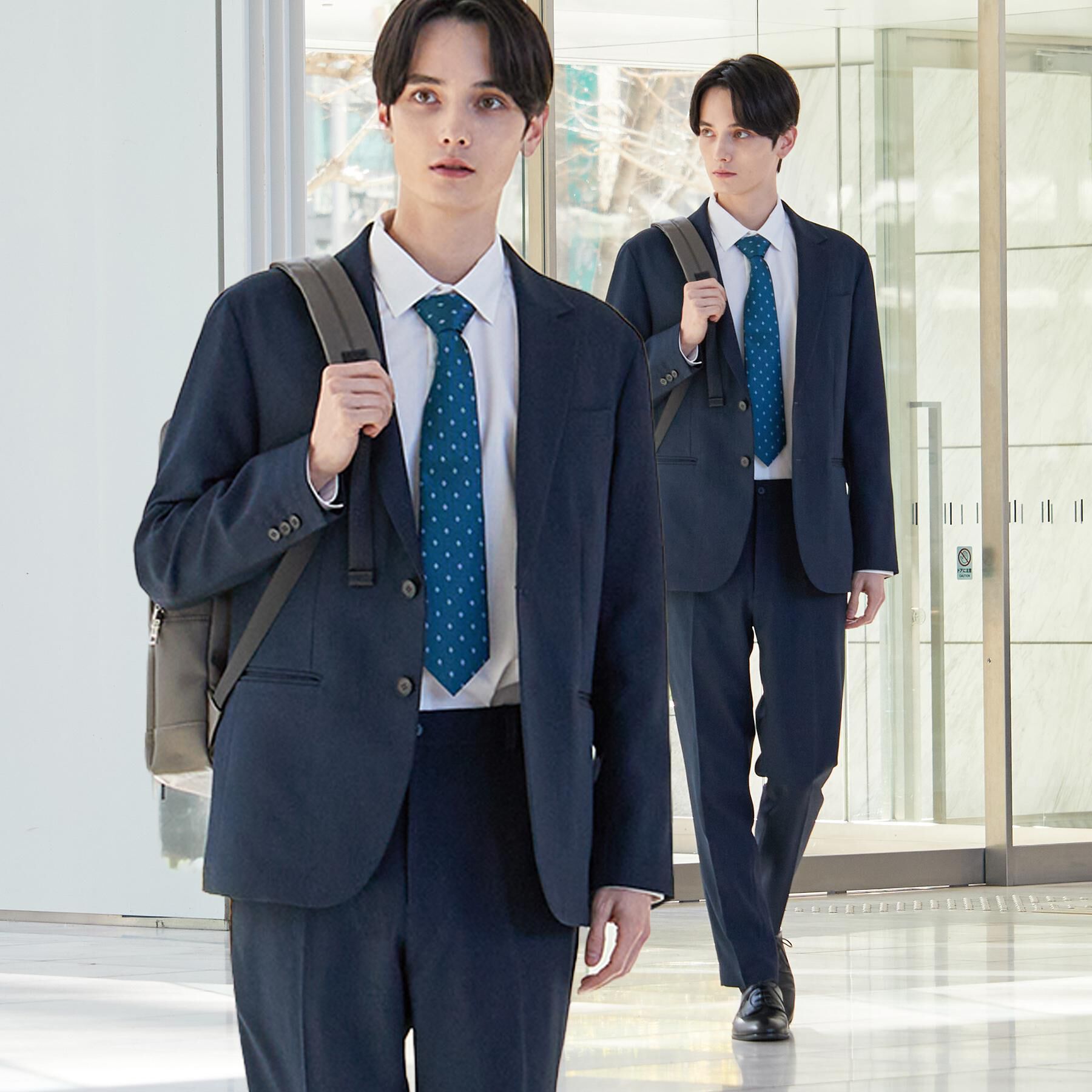 tk.TAKEO KIKUCHI「【セットアップ2点セット】PINHEADシングルセットアップ/ONOFF兼用/ストレッチ/洗える/イ」|スーツ|