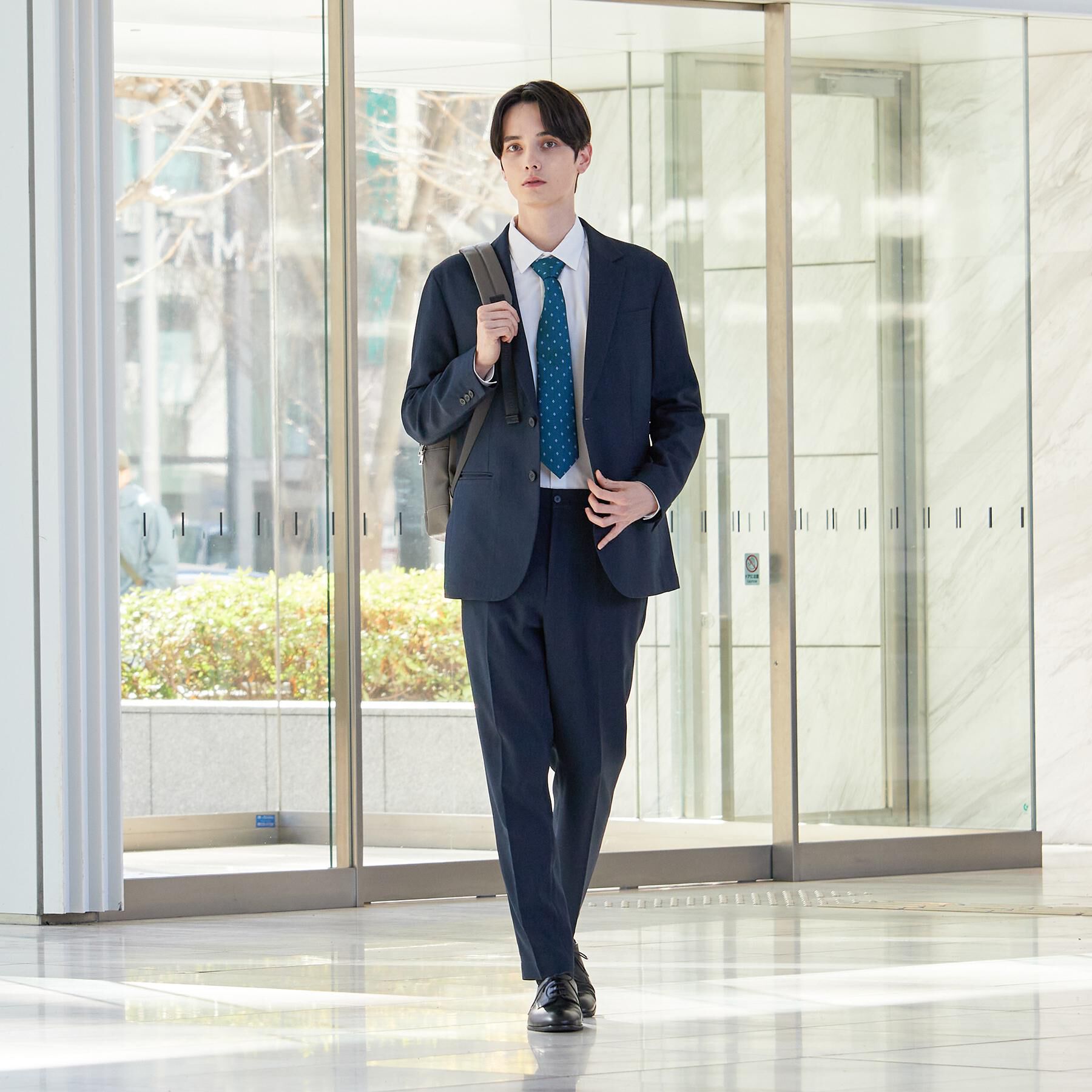 tk.TAKEO KIKUCHI「【セットアップ2点セット】PINHEADシングルセットアップ/ONOFF兼用/ストレッチ/洗える/イ」|スーツ|