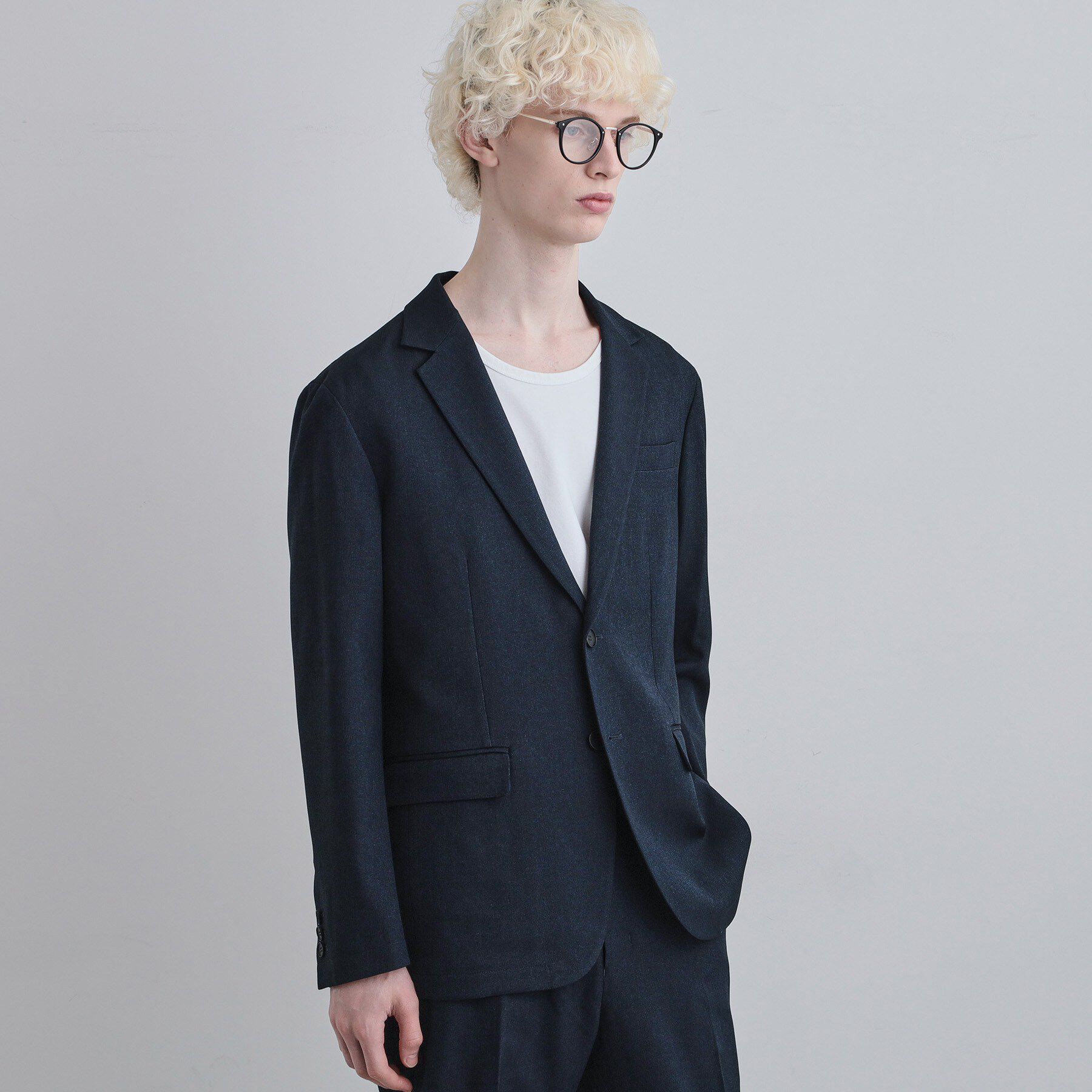 tk.TAKEO KIKUCHI「【セットアップ2点セット】PINHEADシングルセットアップ/ONOFF兼用/ストレッチ/洗える/イ」|スーツ|