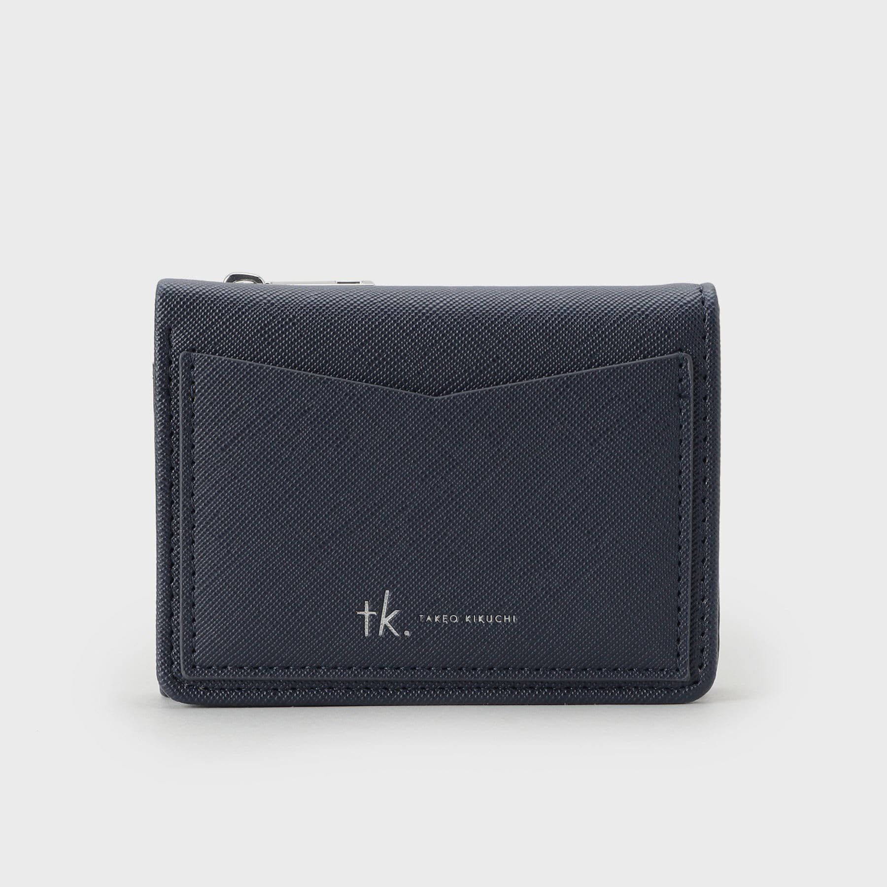 tk.TAKEO KIKUCHI「ジップコインケース＋ミニ三つ折りウォレット」|財布|ネイビー(094)