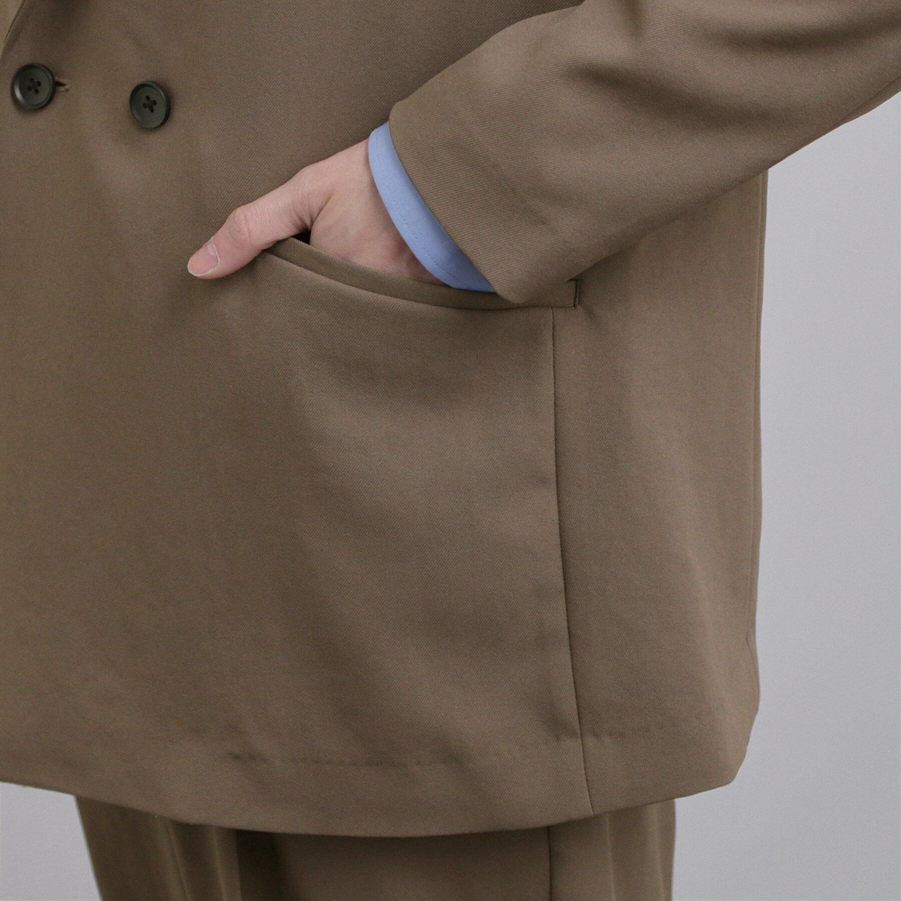 tk.TAKEO KIKUCHI「【セットアップ2点セット】オーバーサイズダブルセットアップ/ONOFF兼用/イージーケア/マシーンウ」|スーツ|