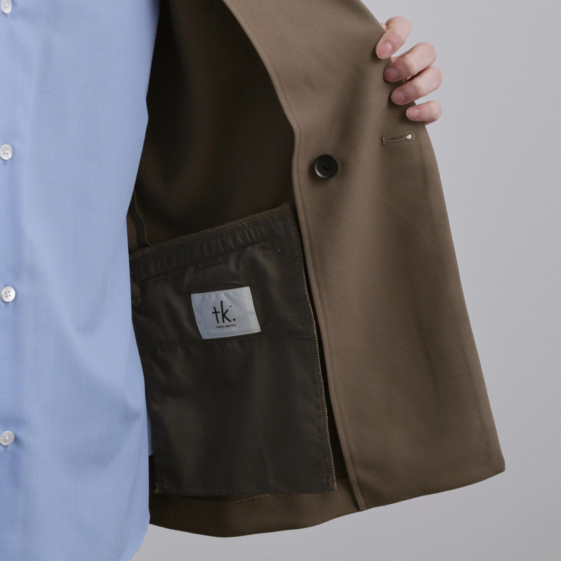 tk.TAKEO KIKUCHI「【セットアップ2点セット】オーバーサイズダブルセットアップ/ONOFF兼用/イージーケア/マシーンウ」|スーツ|