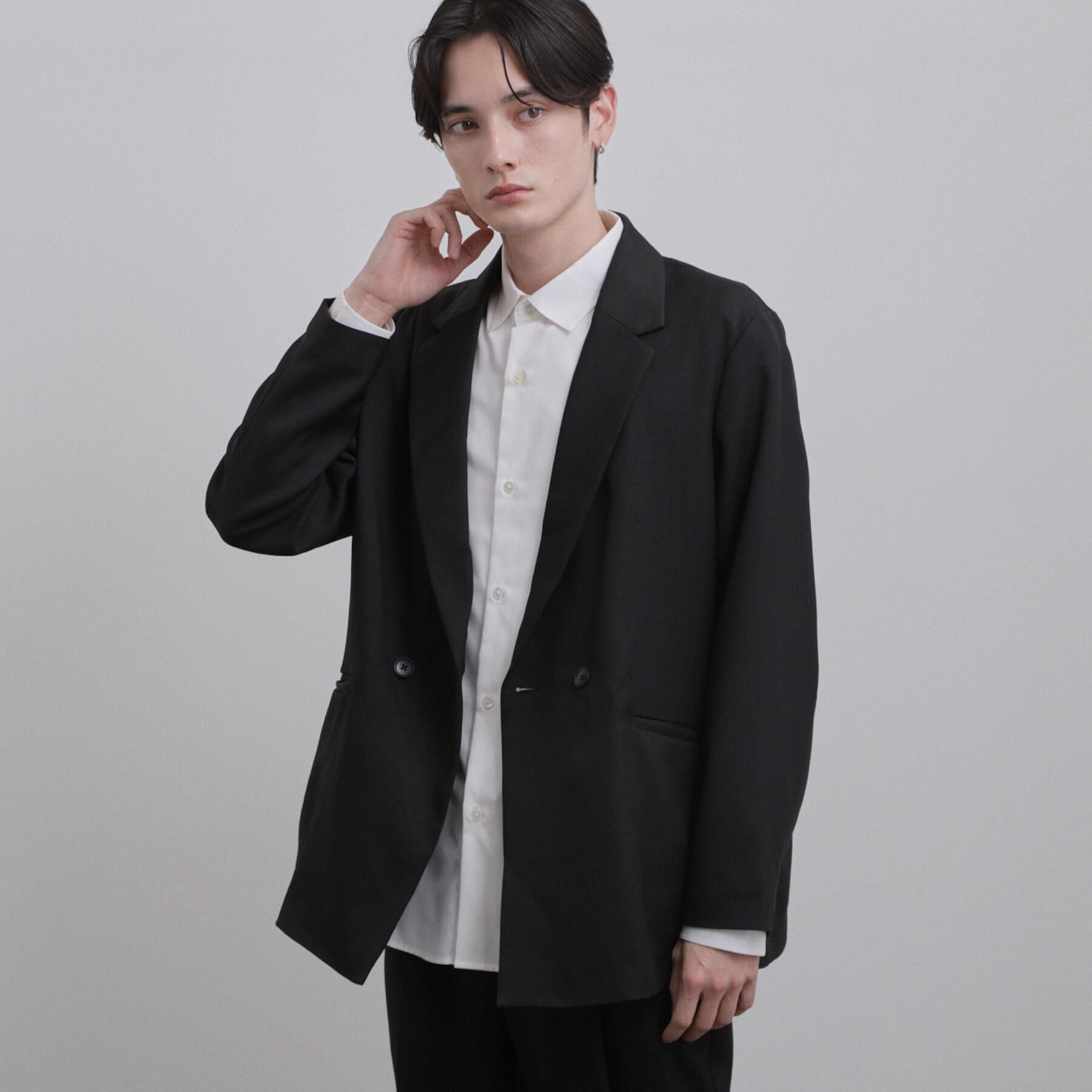 tk.TAKEO KIKUCHI「【セットアップ2点セット】オーバーサイズダブルセットアップ/ONOFF兼用/イージーケア/マシーンウ」|スーツ|