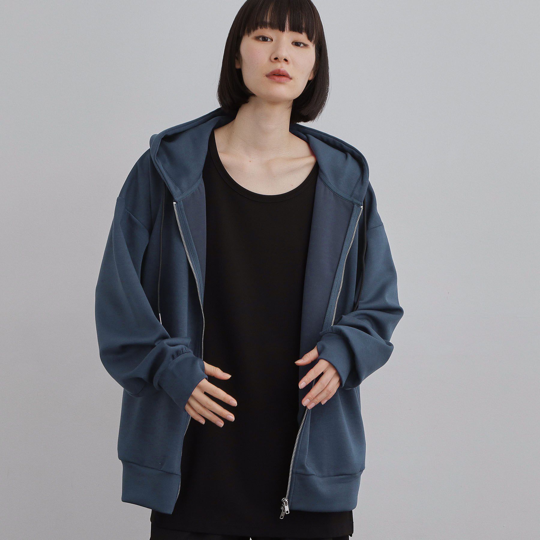 tk.TAKEO KIKUCHI「オーバーサイズジップパーカー」|パーカー|