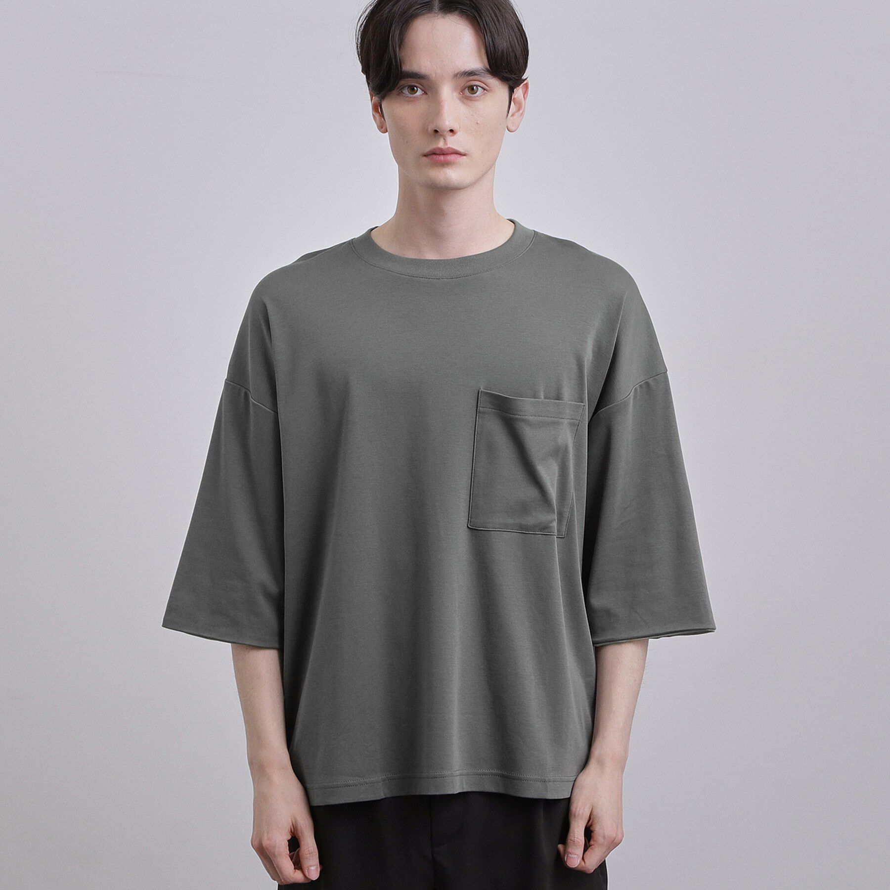 tk.TAKEO KIKUCHI「スムースシルケット レイヤードカットソー」|Tシャツ・カットソー|