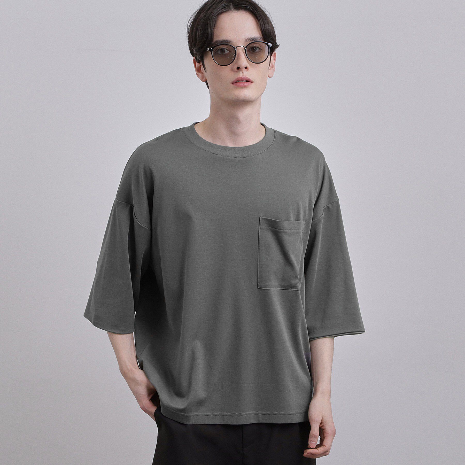 tk.TAKEO KIKUCHI「スムースシルケット レイヤードカットソー」|Tシャツ・カットソー|