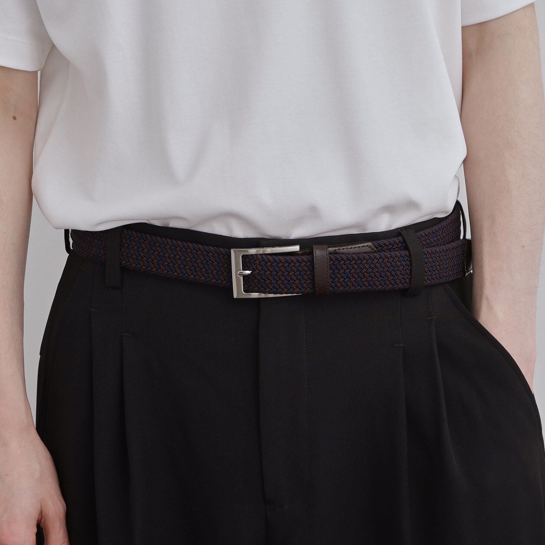 tk.TAKEO KIKUCHI「ゴムメッシュベルト」|ベルト|