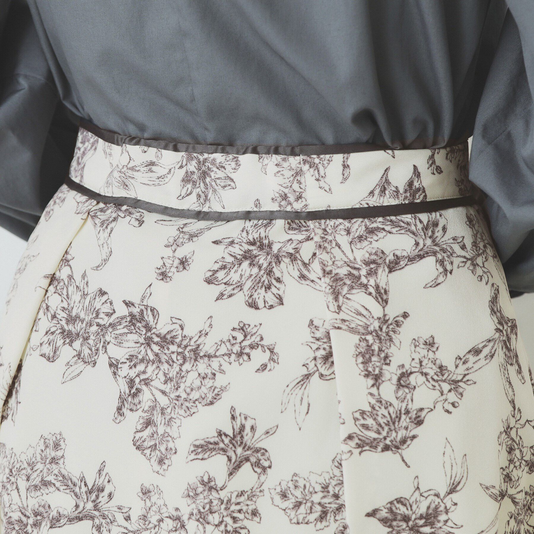 index「フラワープリントフレアスカート【洗濯機洗い可/イージーアイロン】」|スカート|