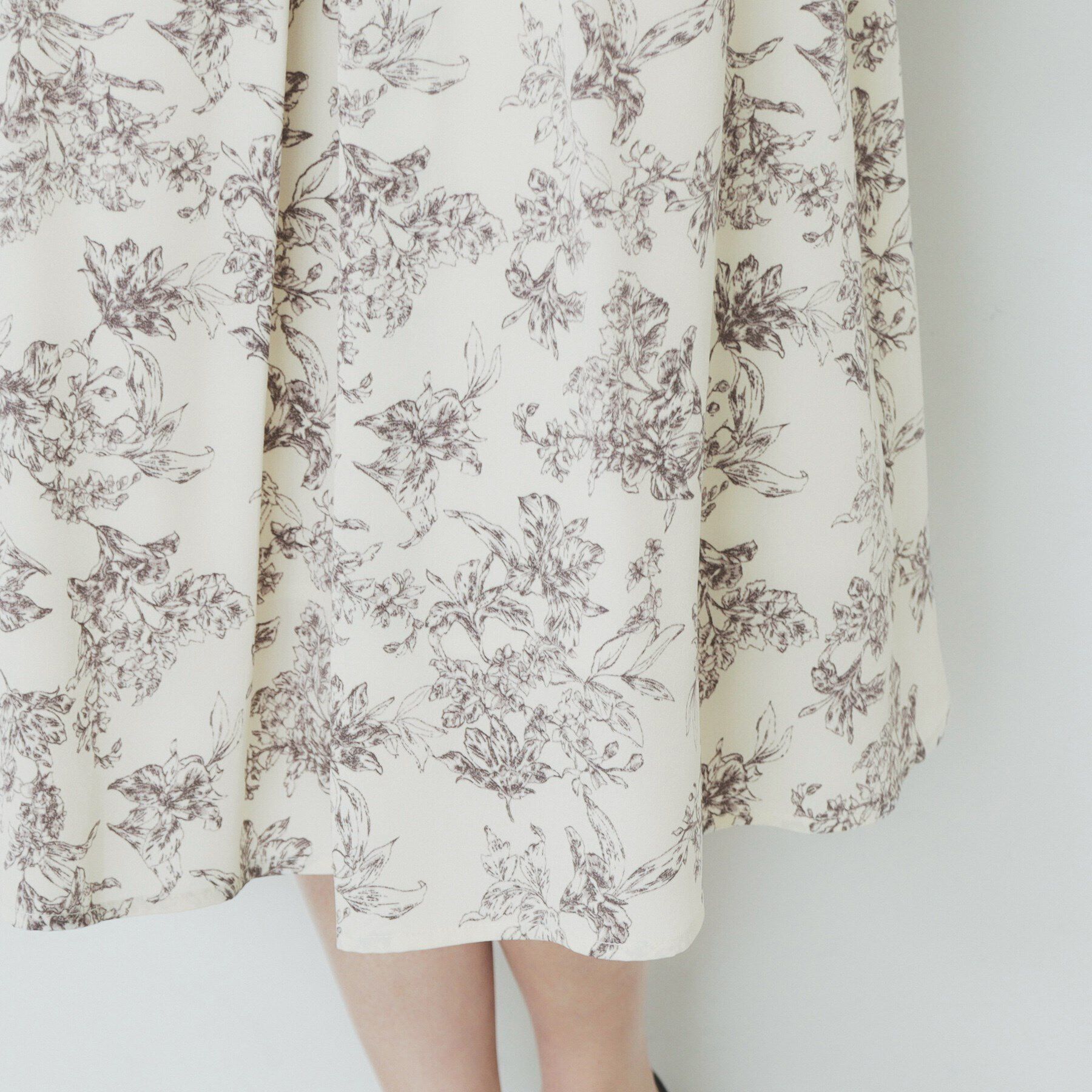 index「フラワープリントフレアスカート【洗濯機洗い可/イージーアイロン】」|スカート|