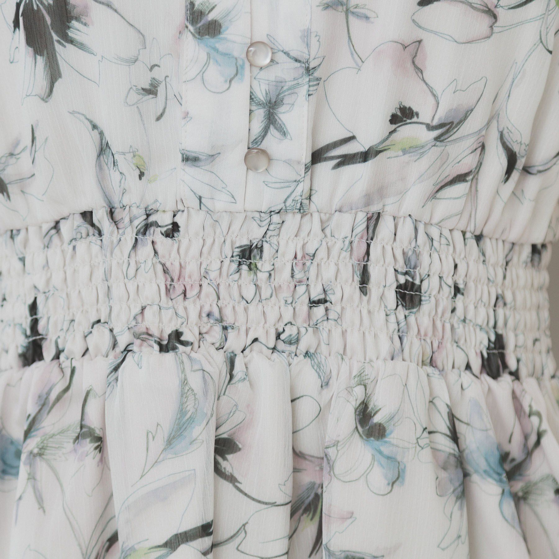 index「シアーフラワーワンピース【洗濯機洗い可】」|ワンピース|