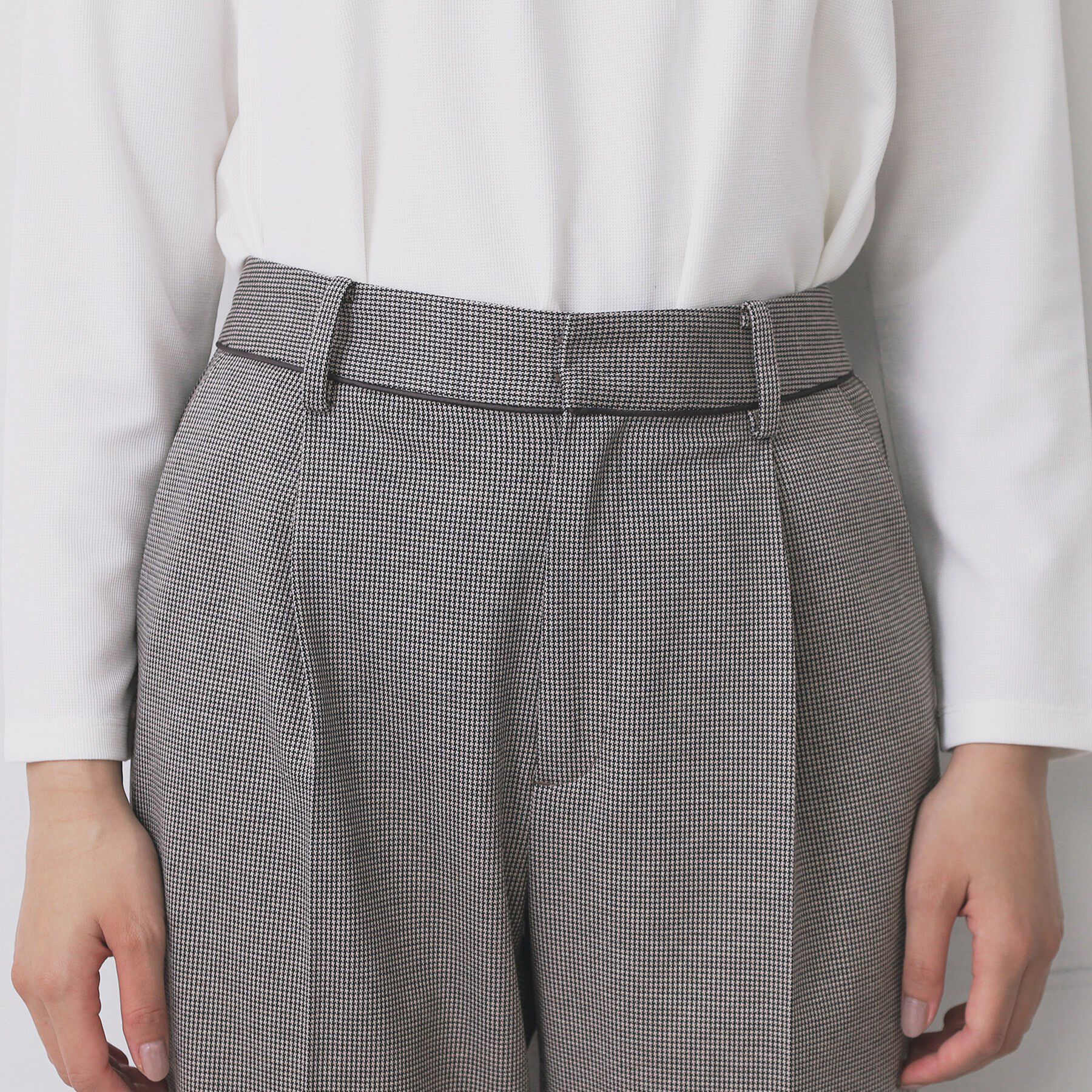 index「《丈が選べる》ストレッチテーパードパンツ/セットアップ対応【洗濯機OK/イージーアイロン】」|その他|