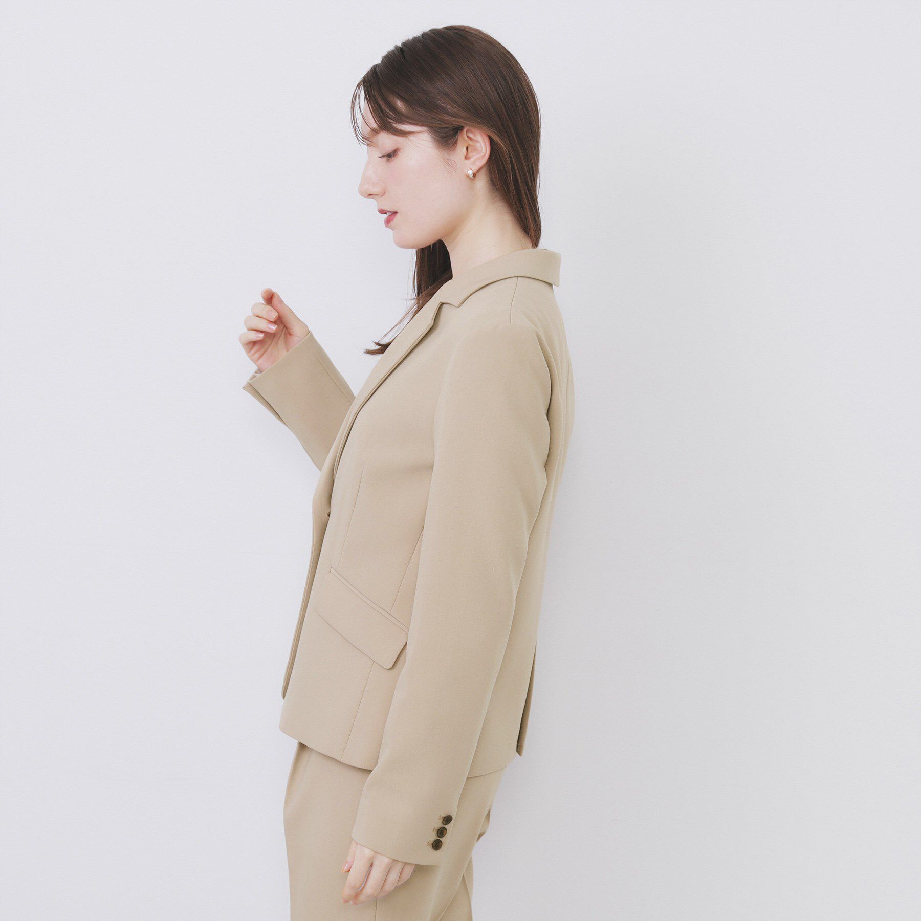 index「ストレッチテーラードジャケット/セットアップ対応【洗える/防シワ】」|テーラードジャケット|