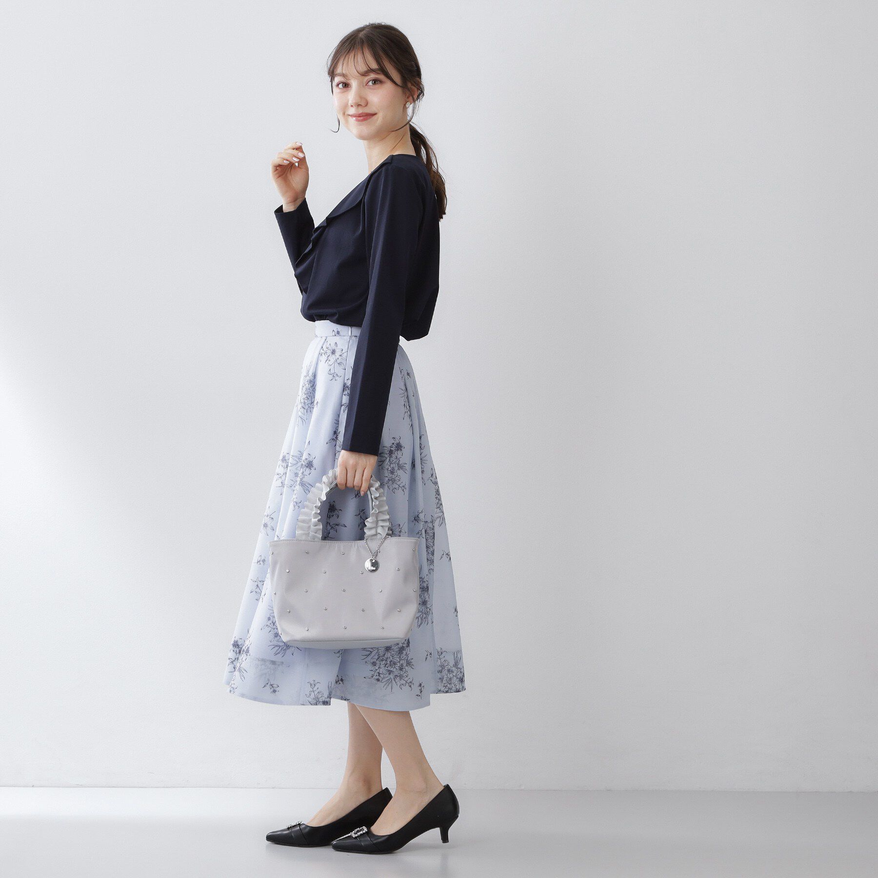 index「アシメタックフリルバートップス【洗濯機OK】」|Tシャツ・カットソー|