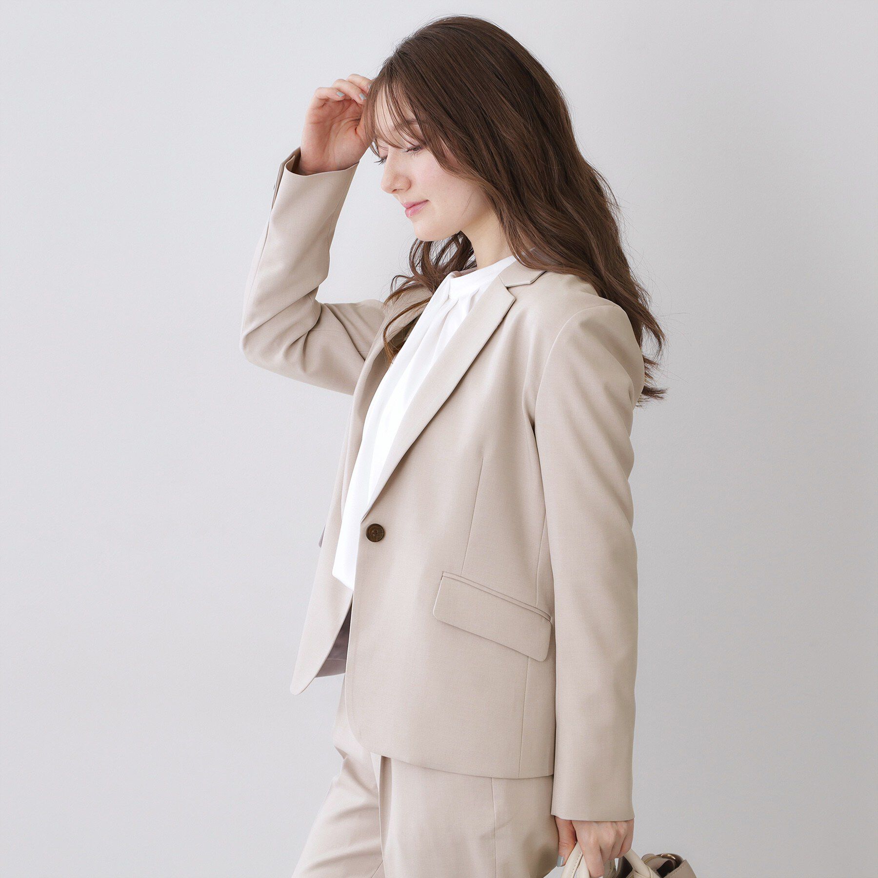 index「ストレッチテーラードジャケット/セットアップ対応【洗濯機OK】」|テーラードジャケット|