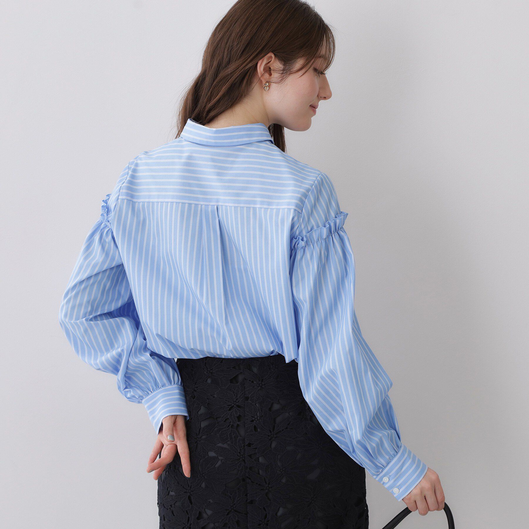 index「ボリュームスリーブブラウス【洗濯機OK】《5col》」|シャツ・ブラウス|