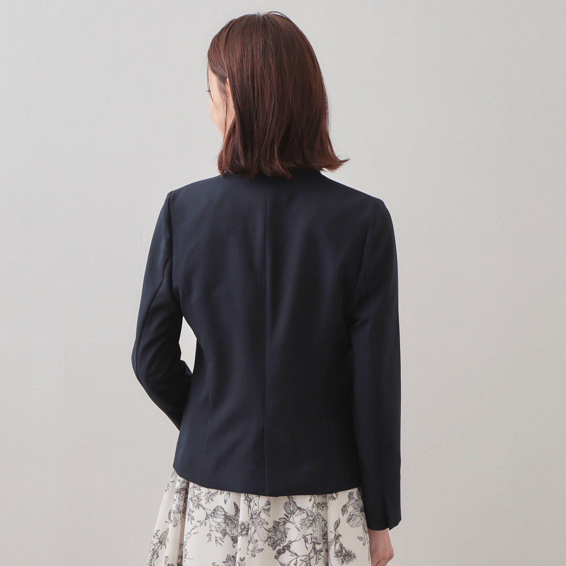 index「ノーカラージャケット/セットアップ対応可【洗える/接触冷感/吸水速乾/防シワ/ストレッチ】」|ノーカラージャケット|