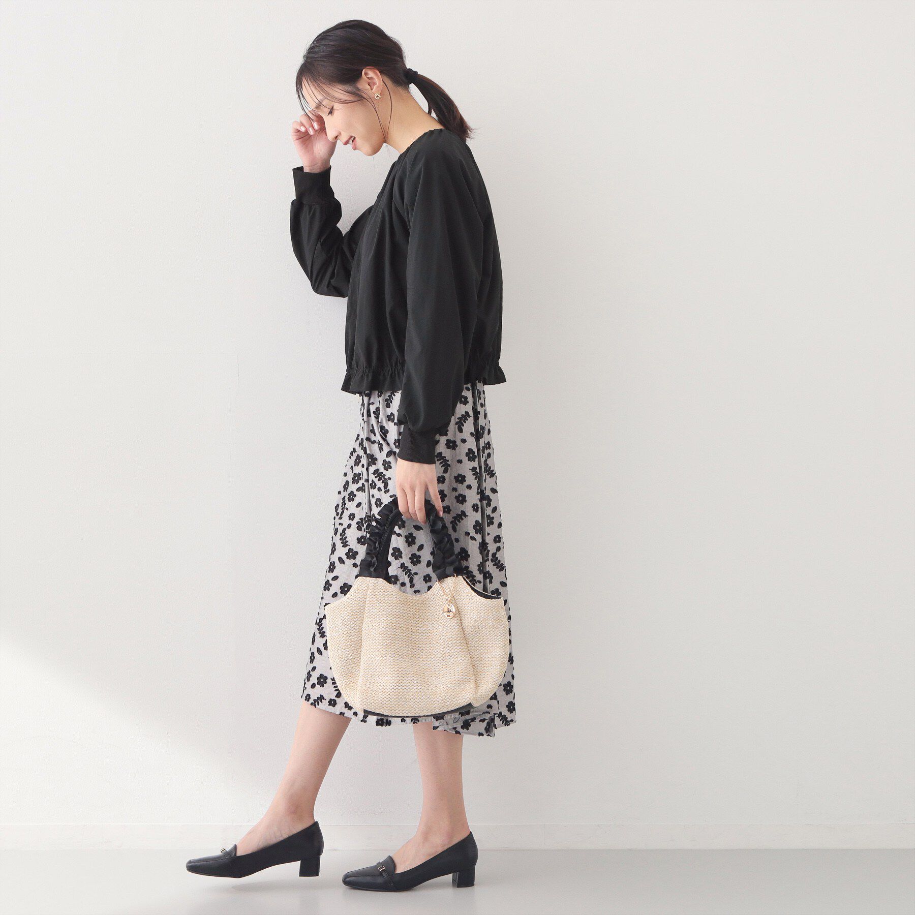 index「ノーカラーブルゾン【洗濯機OK/接触冷感/防シワ】」|テーラードジャケット|