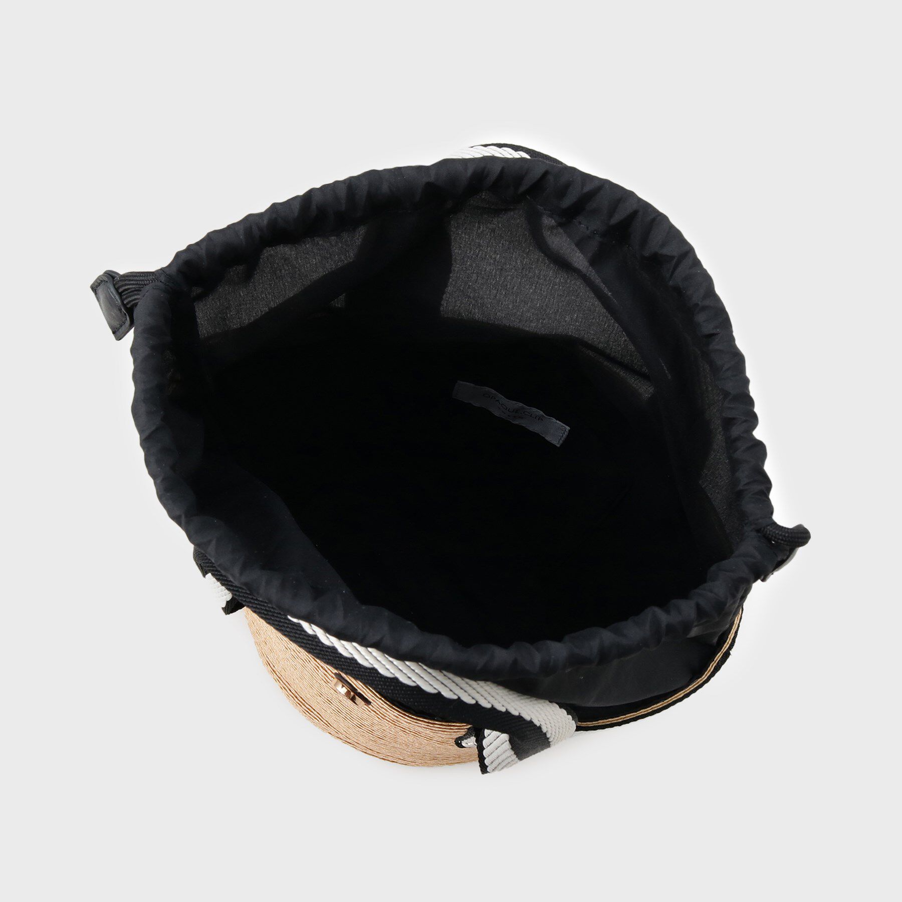 OPAQUE.CLIP「バスケット調デザインテープミニトートバッグ」|トートバッグ|