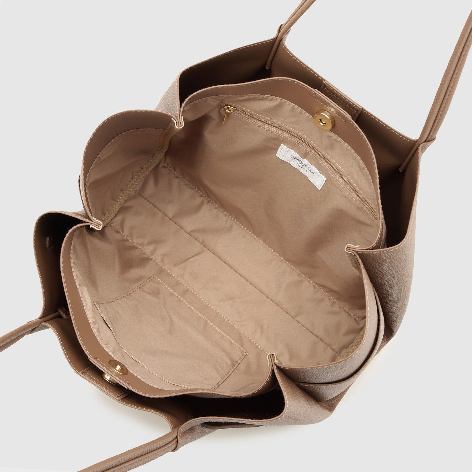 OPAQUE.CLIP「【軽量/A4サイズ対応/通勤対応】フロントベルトデザイントートバッグ」|トートバッグ|