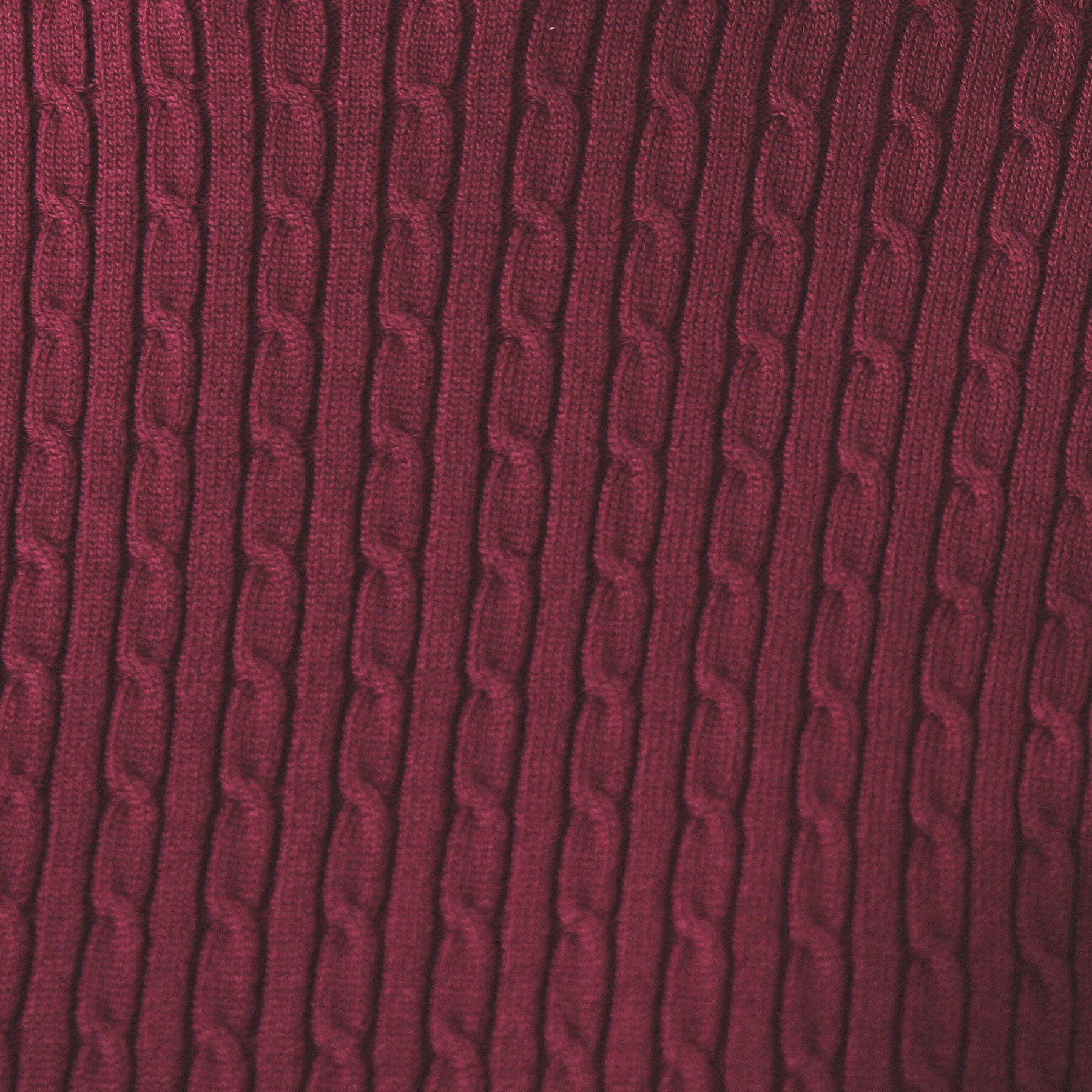 OPAQUE.CLIP「ケーブルハーフスリーブニット【UVケア/洗濯機OK】《6col/S～LL》」|ニット・セーター|