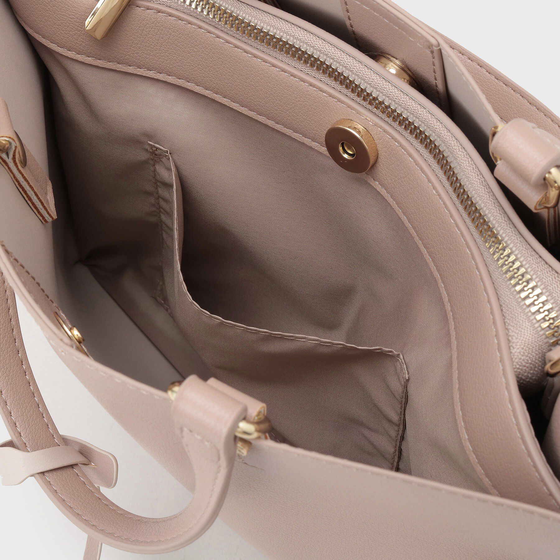 OPAQUE.CLIP「【2WAY/名品】バイカラー3層ミドルトートバッグ」|トートバッグ|