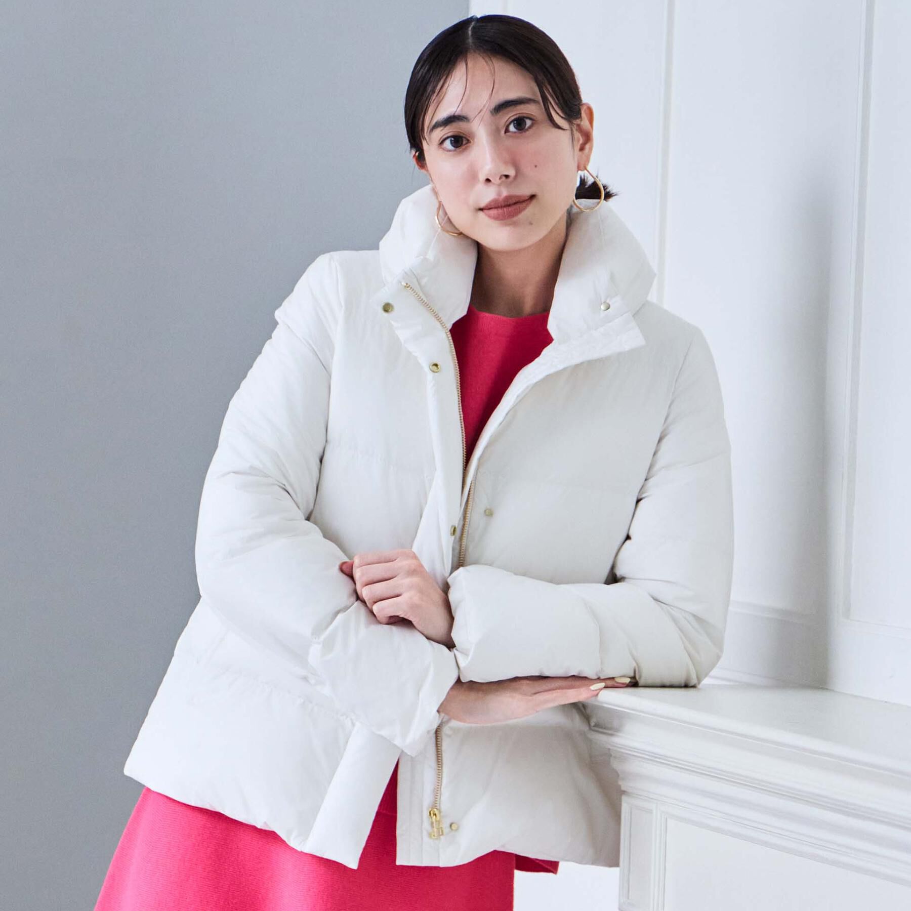 OPAQUE.CLIP「撥水ショートダウン【防風/抗菌防臭/洗濯機洗い可】《SS～LL》」|ダウン|