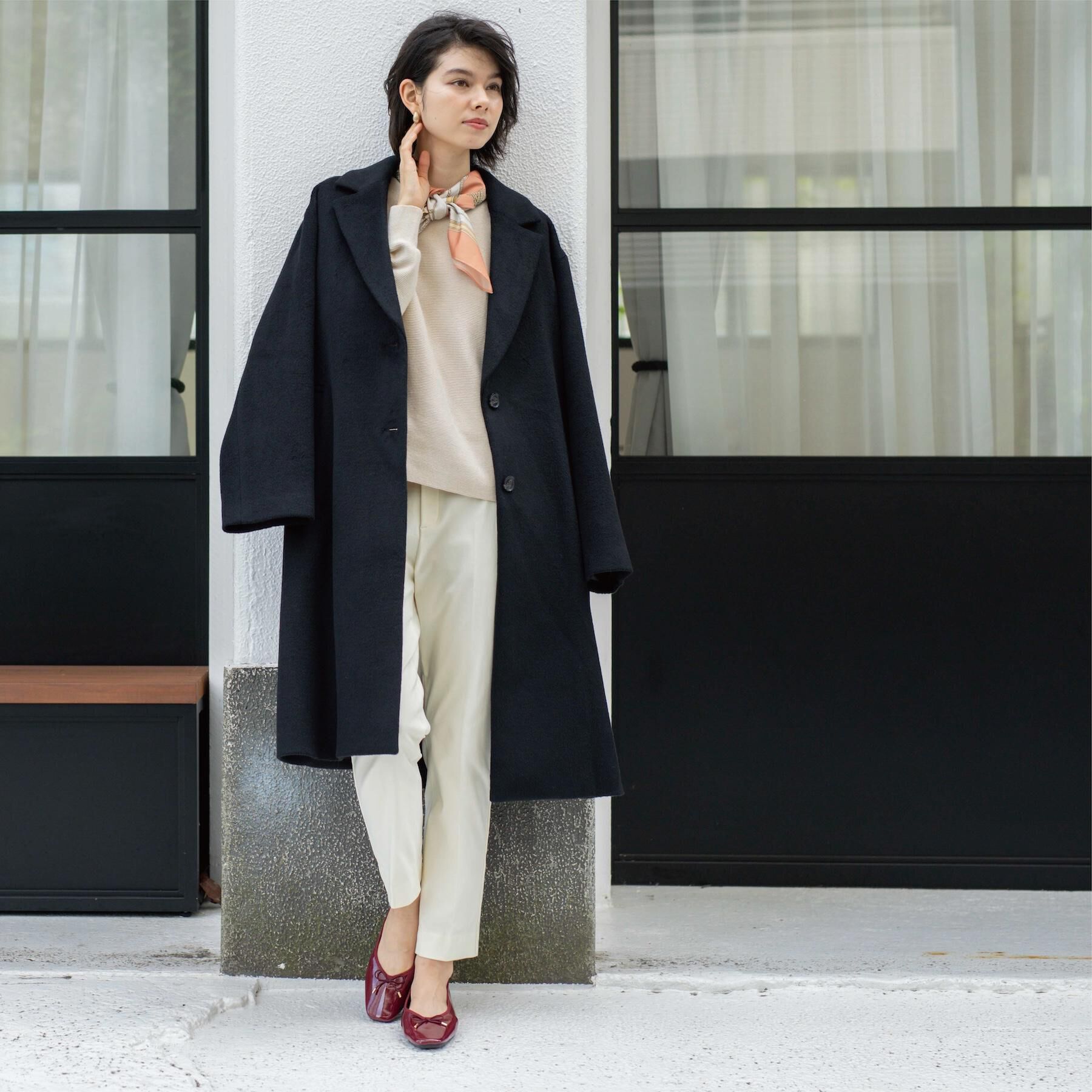 OPAQUE.CLIP「カシミヤブレンドウールチェスターコート」|チェスターコート|