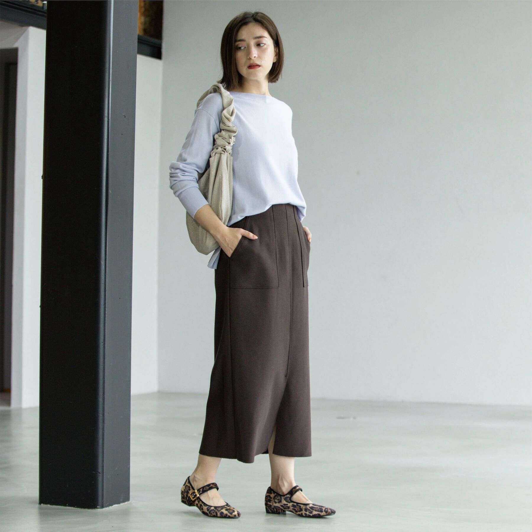 OPAQUE.CLIP「ウールライクタイトスカート【洗濯機洗い可】《8col》」|スカート|