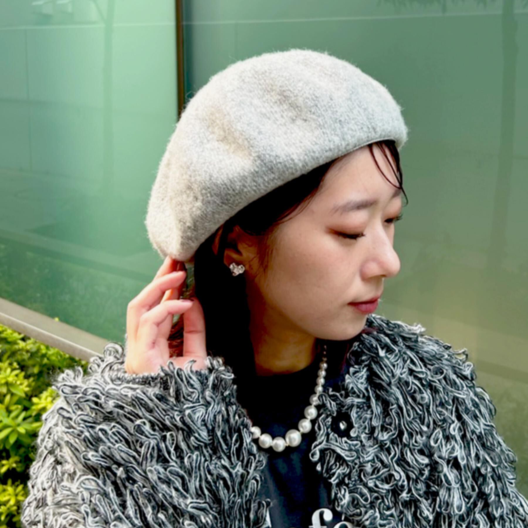 OPAQUE.CLIP「バスクベレー帽」|ハンチング・ベレー帽|