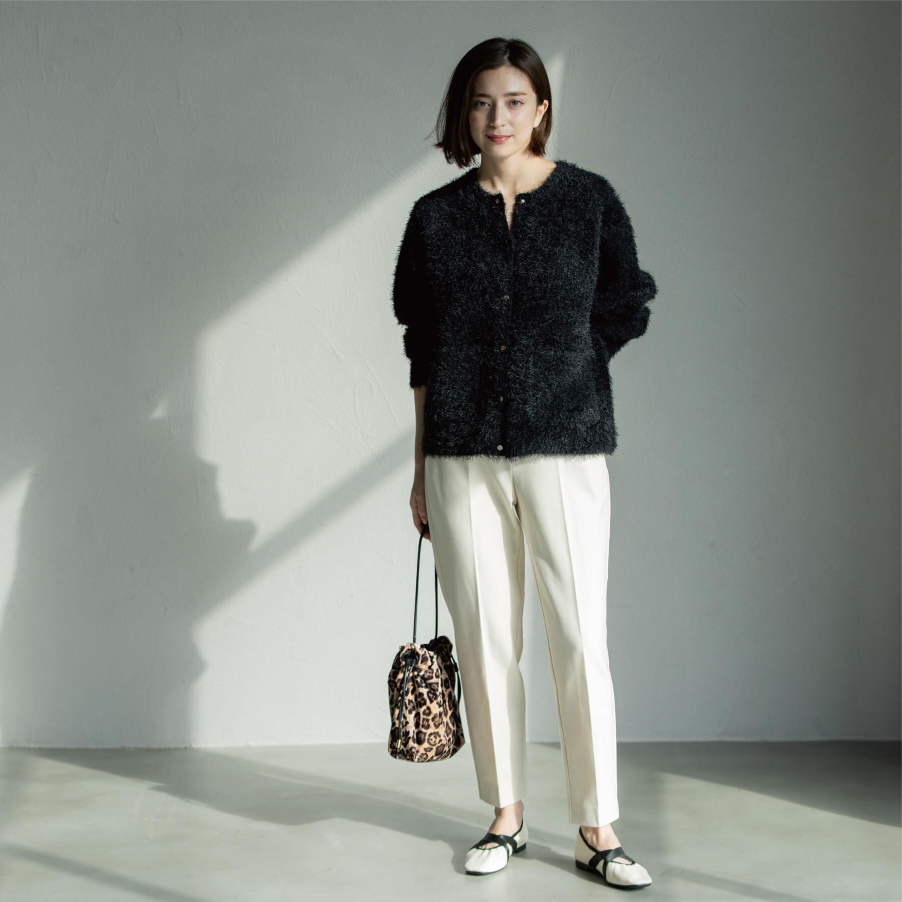 OPAQUE.CLIP「ウォームタッチ テーパードパンツ【洗濯機洗OK/ストレッチ】」|その他|