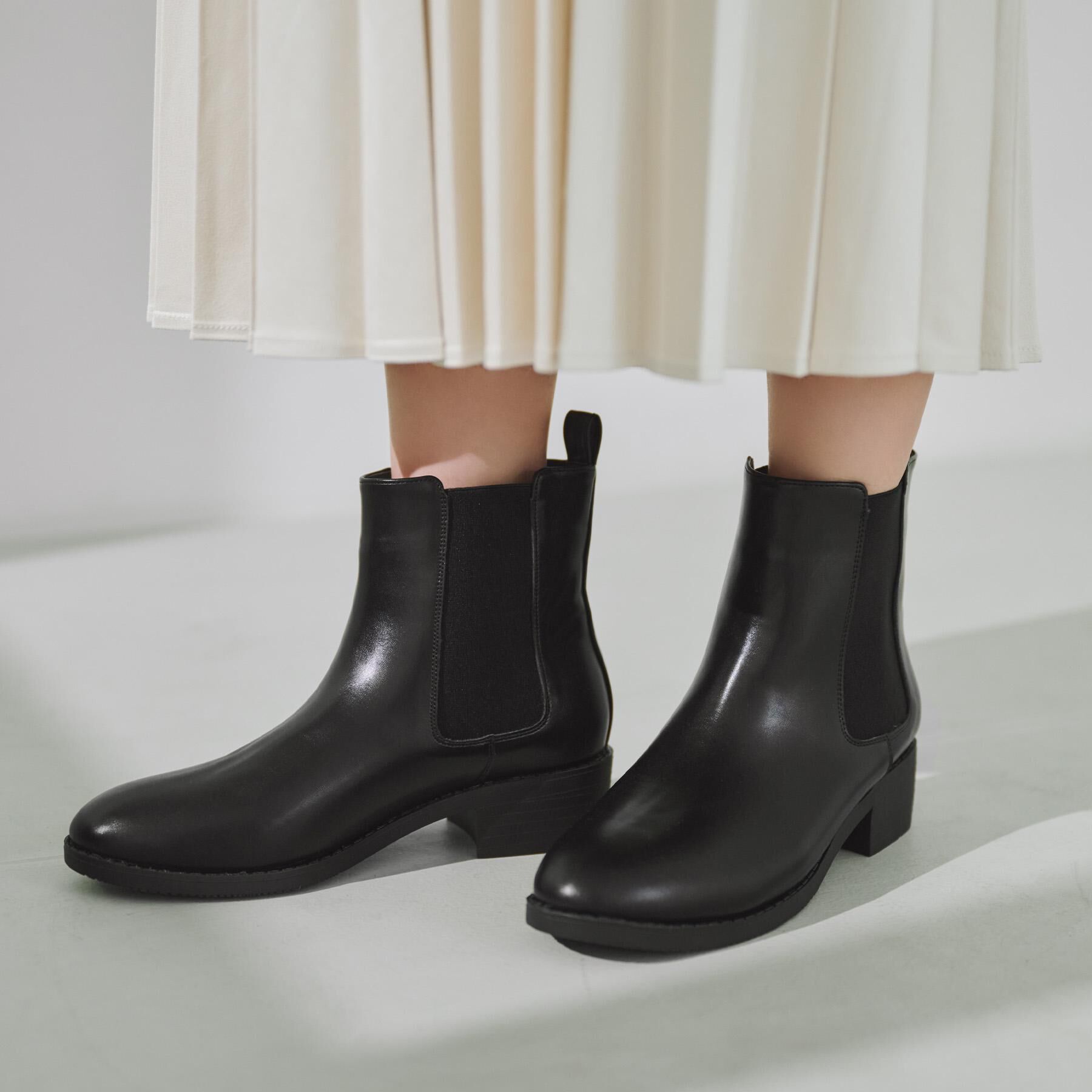 OPAQUE.CLIP「サイドゴアブーツ」|ショートブーツ|