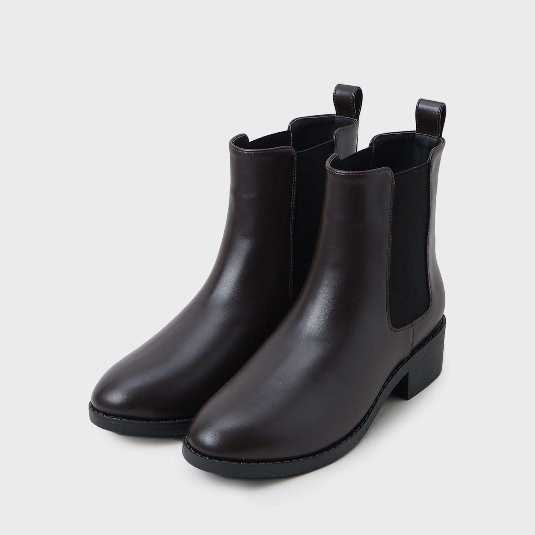 OPAQUE.CLIP「サイドゴアブーツ」|ショートブーツ|ブラウン(044)