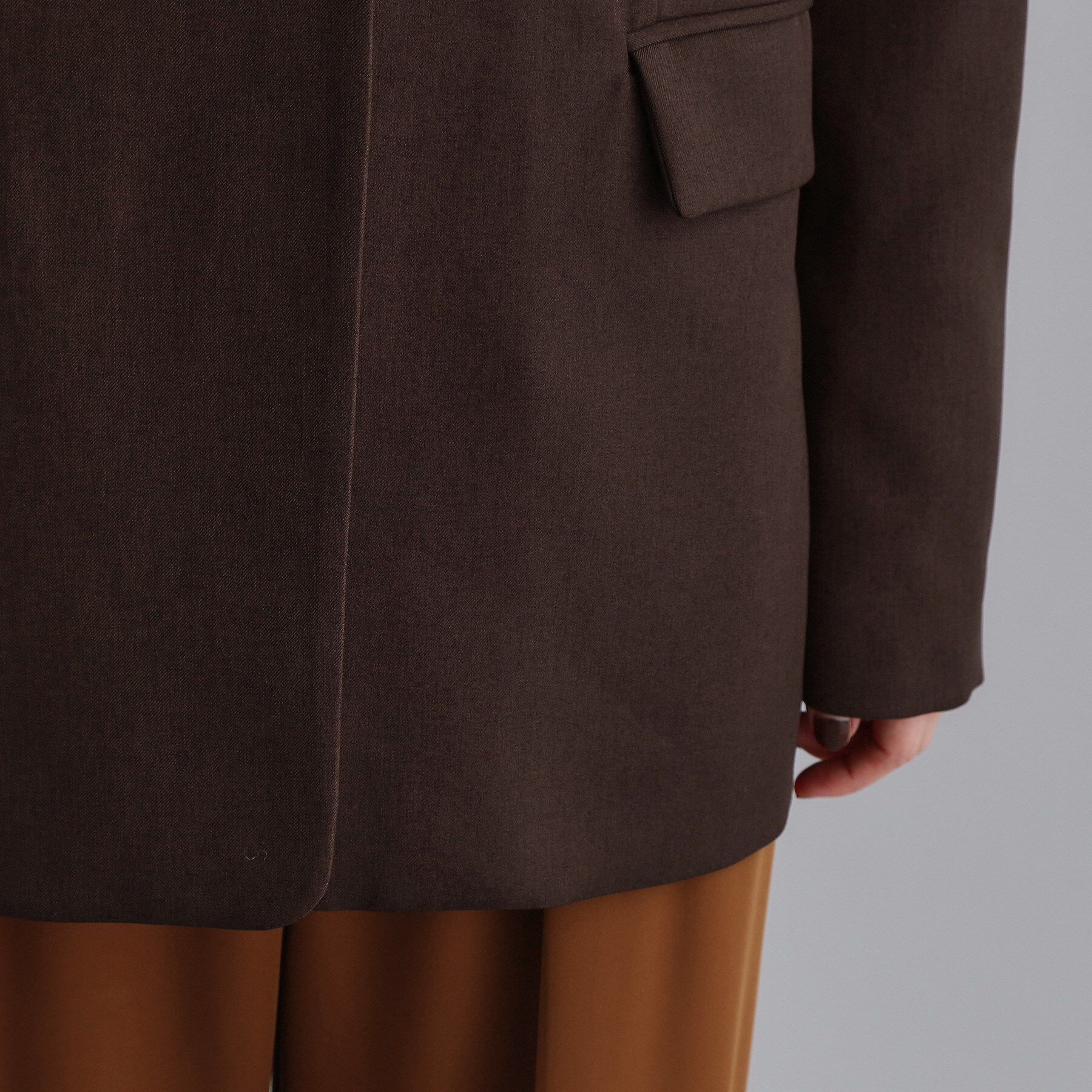 OPAQUE.CLIP「【es】ビッグテーラードジャケット【UVケア/洗濯機OK】」|テーラードジャケット|