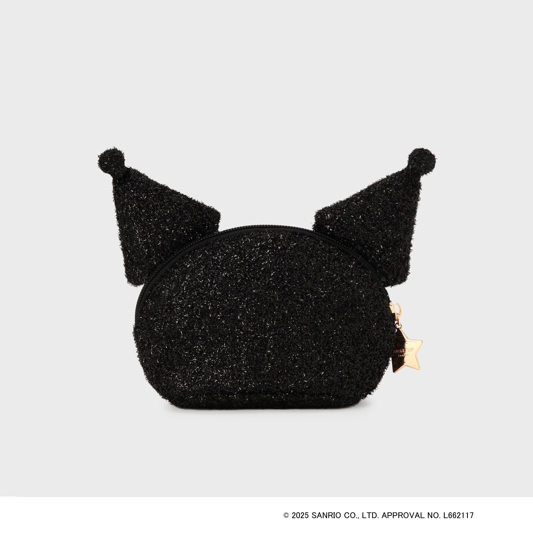 OPAQUE.CLIP「◆【クロミ】フェイス型キラキラシェルポーチ」|ポーチ|