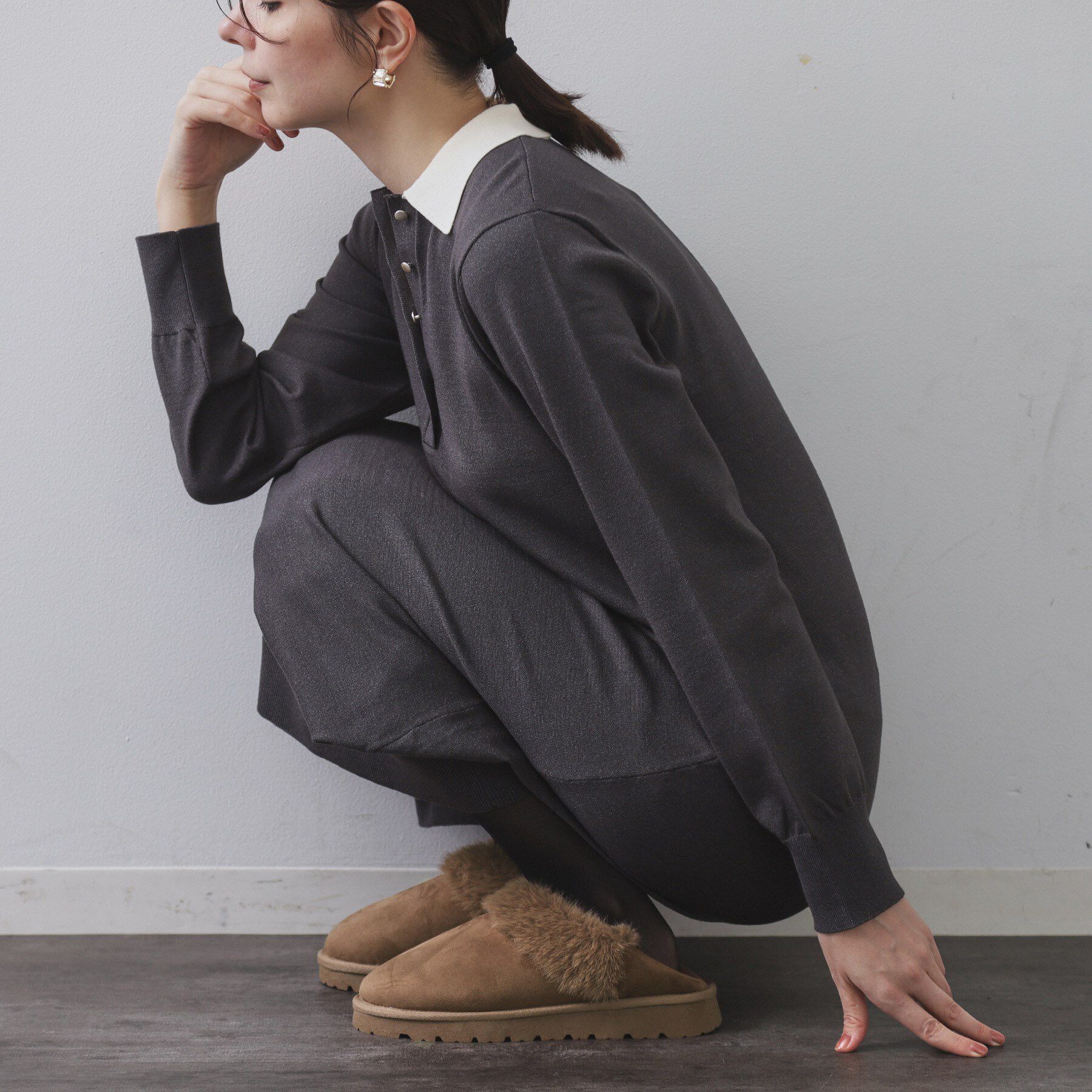 OPAQUE.CLIP「【2WAY】フェイクムートンシューズ」|その他|