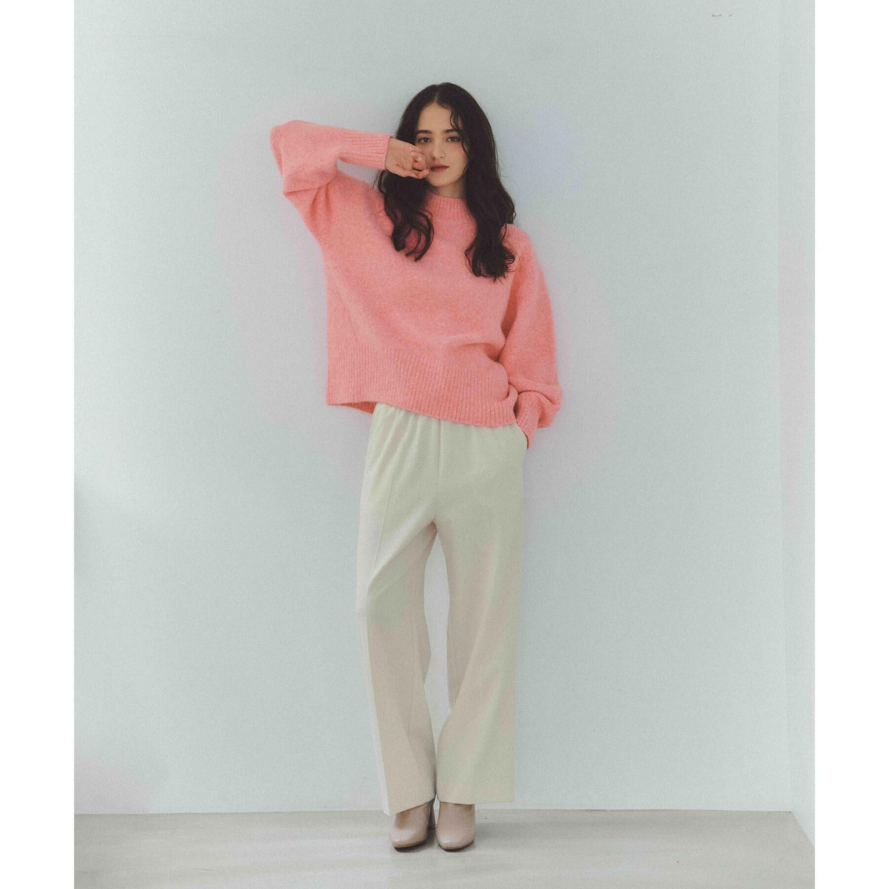 OPAQUE.CLIP「ふわふわハイネックニット【洗濯機OK】」|ニット・セーター|