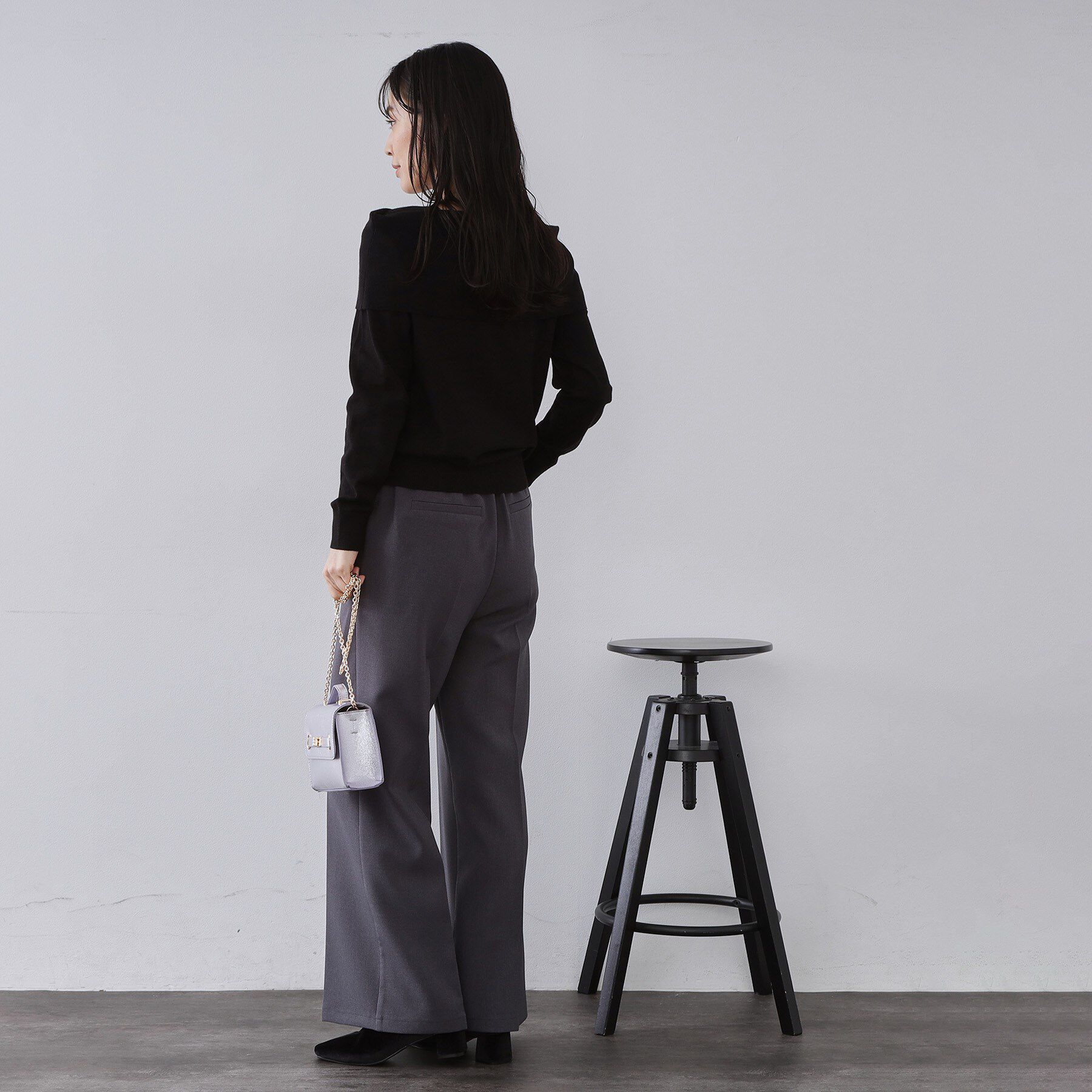 OPAQUE.CLIP「イージーフレアパンツ【洗濯機OK】」|その他|