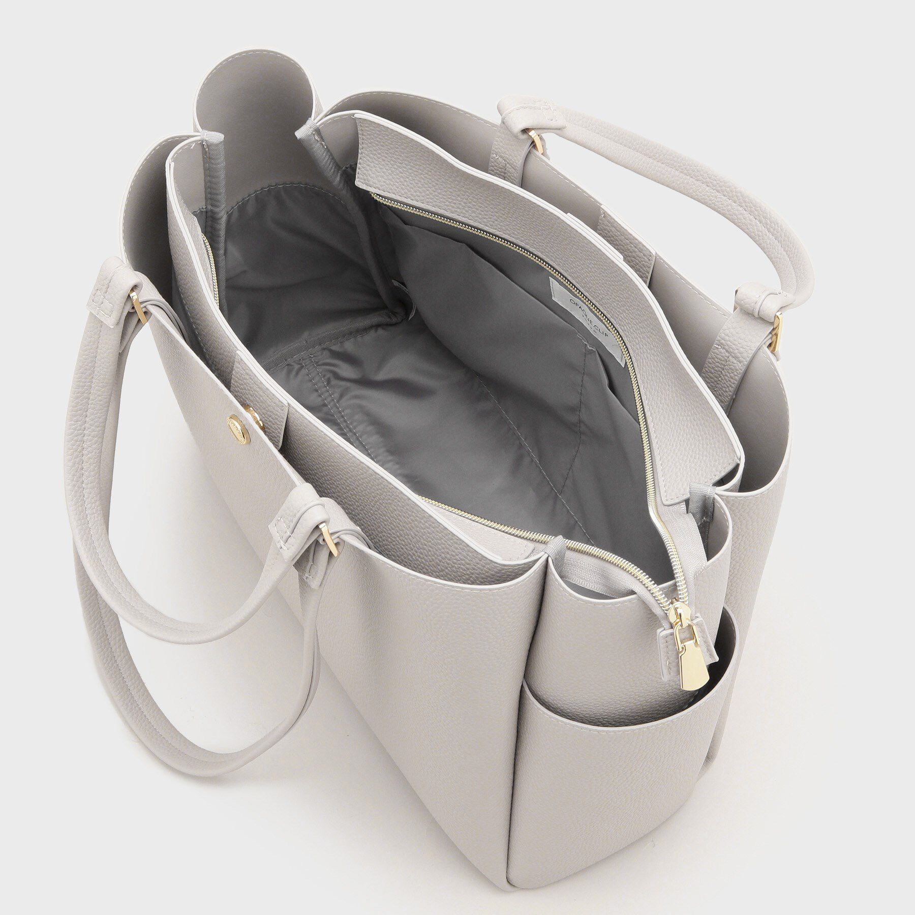 OPAQUE.CLIP「シュリンク合皮大容量トートバッグ【人間工学／軽量／A4サイズ対応／2WAY】」|トートバッグ|