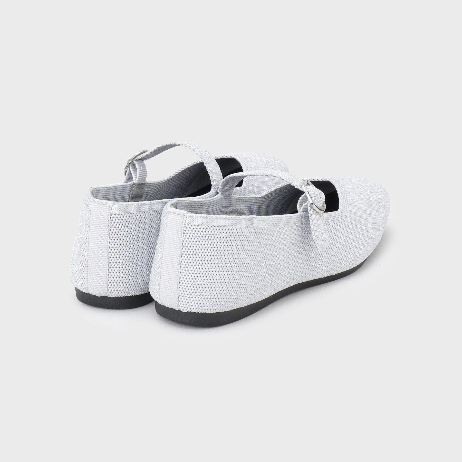 OPAQUE.CLIP「【抗菌防臭／軽量／ウォッシャブル】スクエアトゥニットメリージェーン」|パンプス|