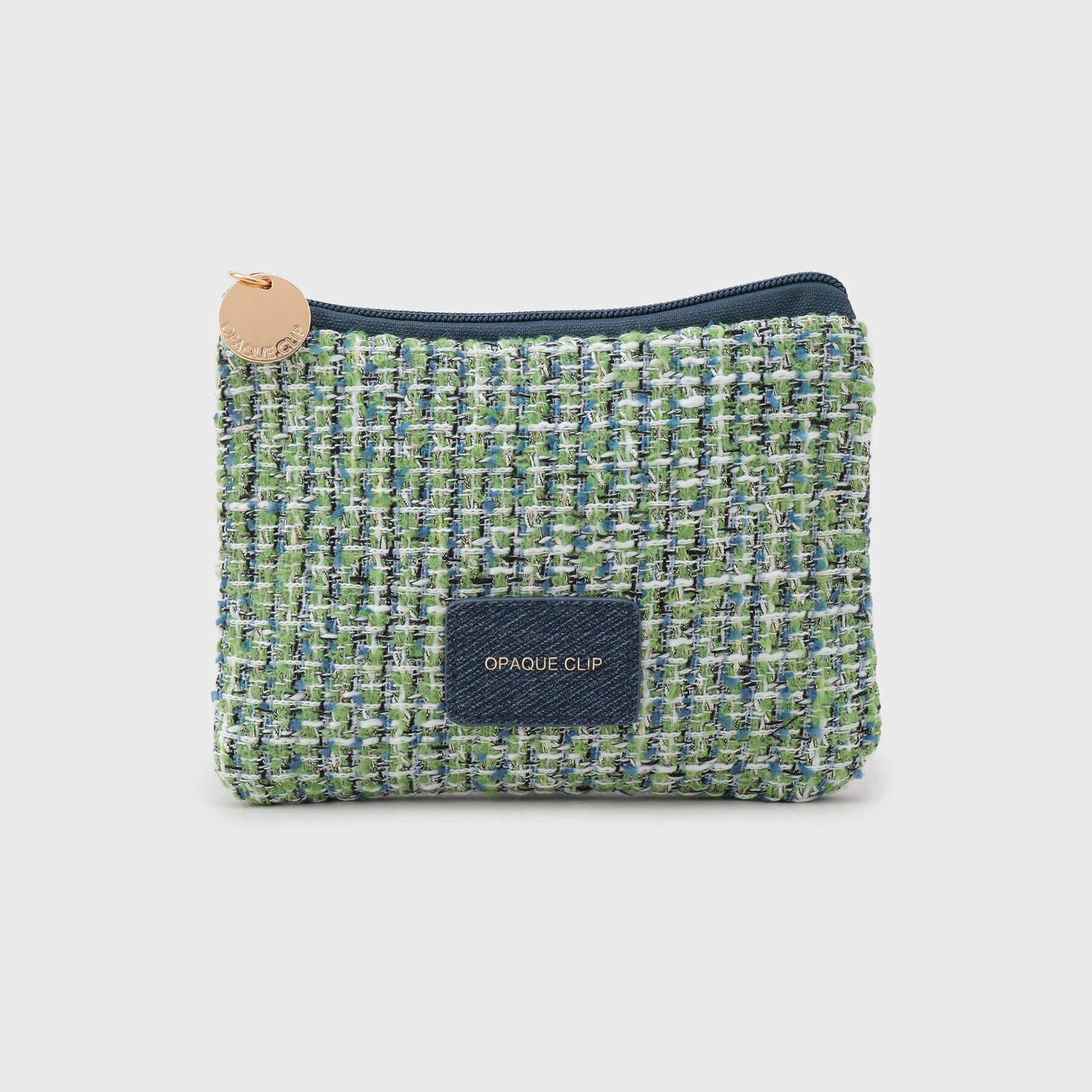 OPAQUE.CLIP「ツイードコンビスクエアポーチ」|ポーチ|