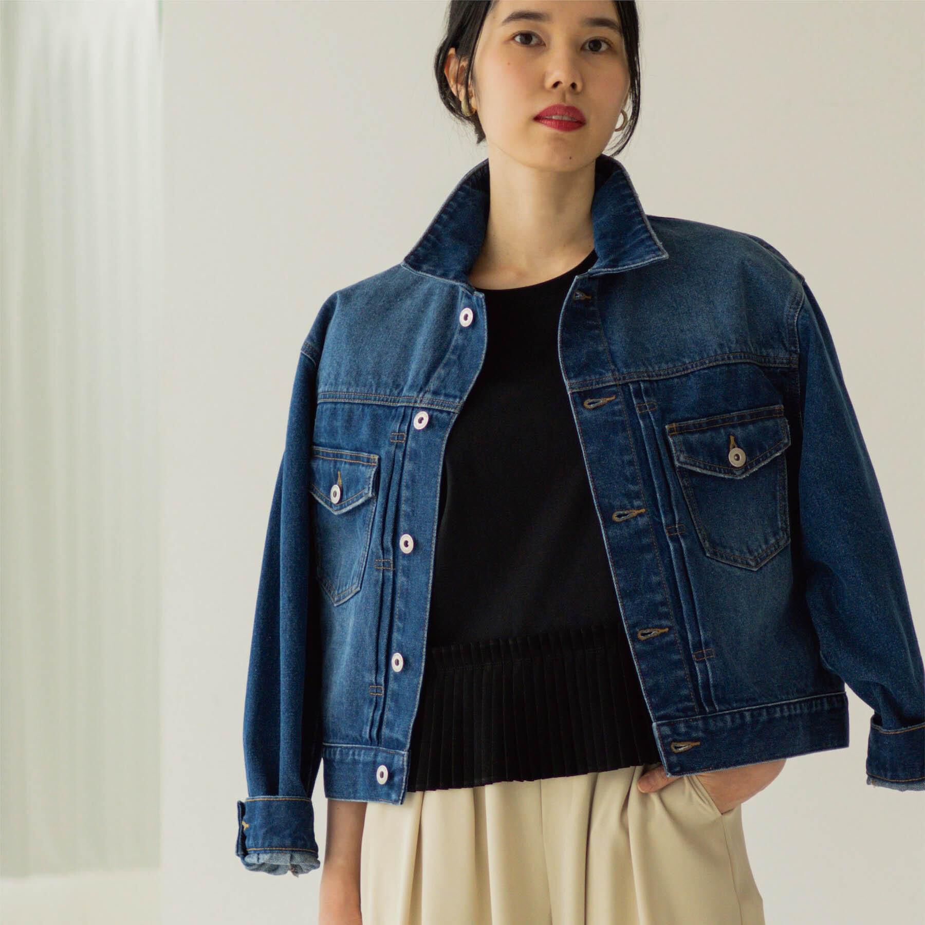 OPAQUE.CLIP「デニムジャケット【洗濯機OK】」|デニムジャケット|