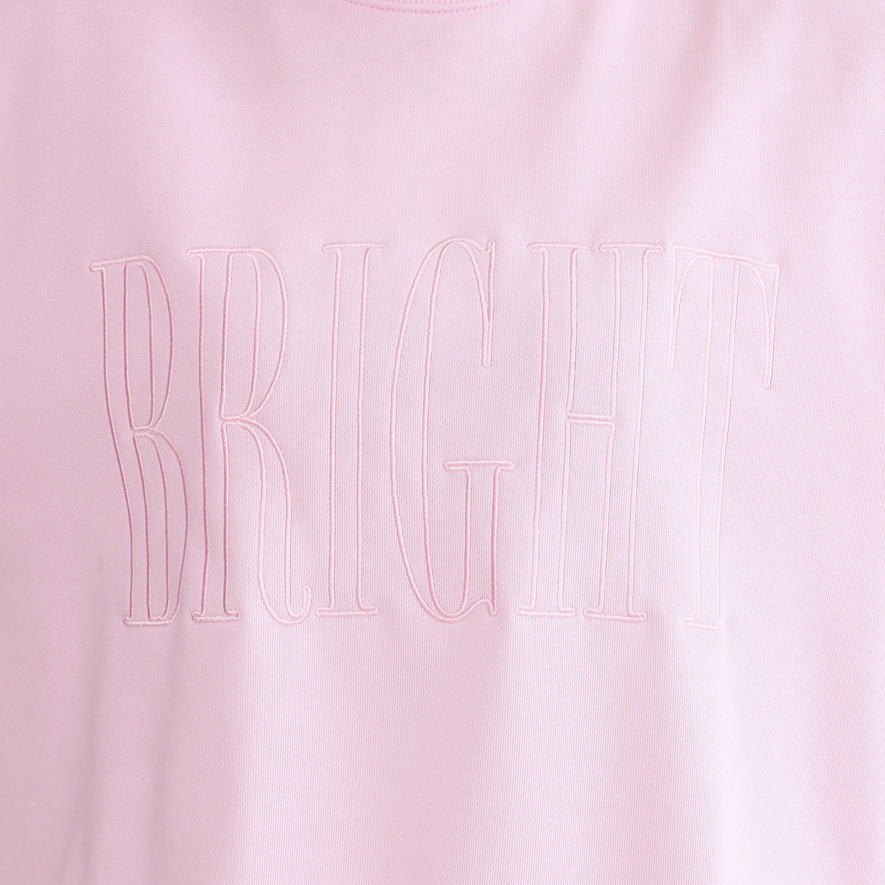 OPAQUE.CLIP「ロゴ刺繍裏毛トップス【洗濯機OK】」|Tシャツ・カットソー|