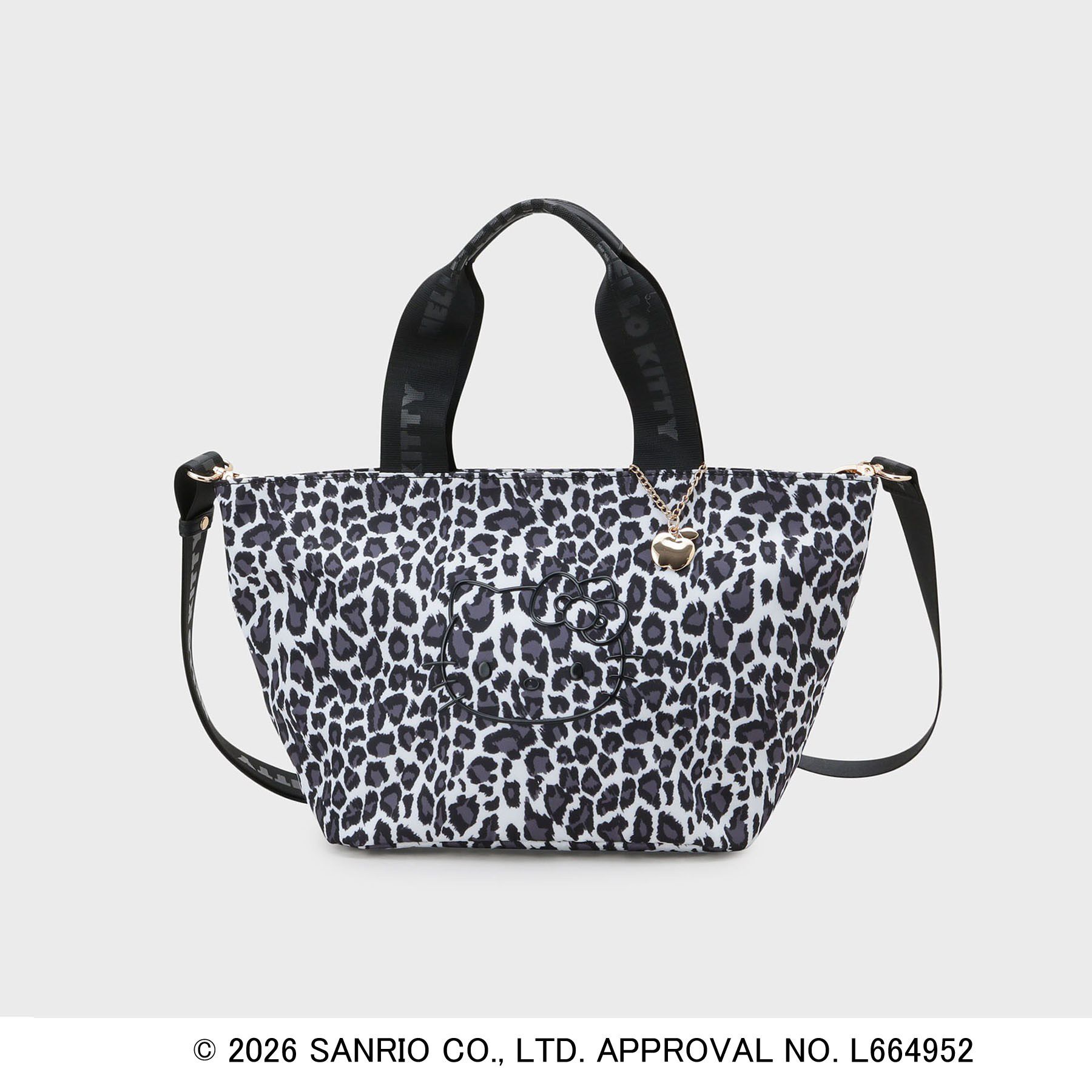 OPAQUE.CLIP「◆【ハローキティ】2WAY立体フェイスプリントミドルバッグ」|ハンドバッグ|グレー(812)