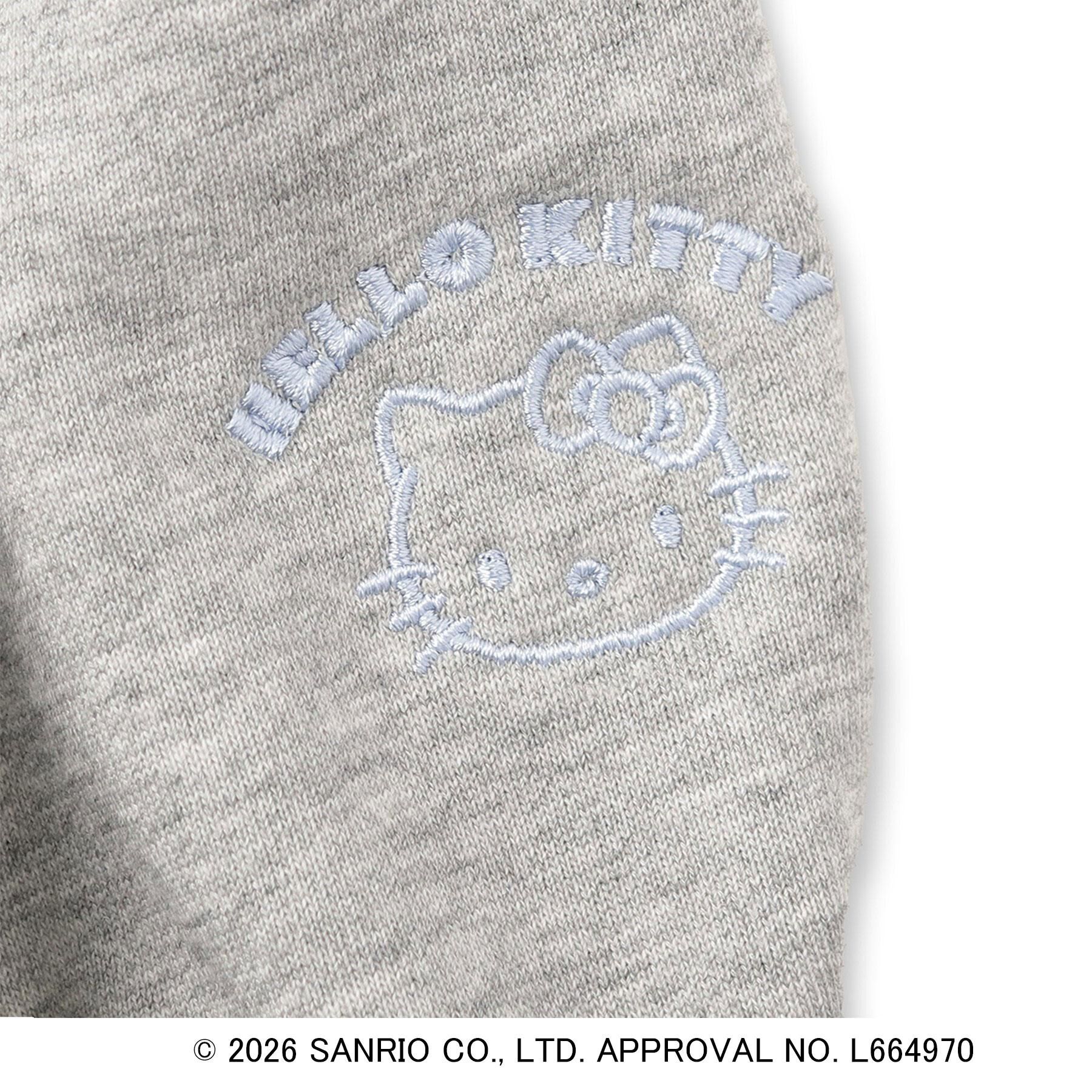 OPAQUE.CLIP「◆【ハローキティ】ワンポイント刺しゅう入り裏毛プルオーバー」|パーカー|