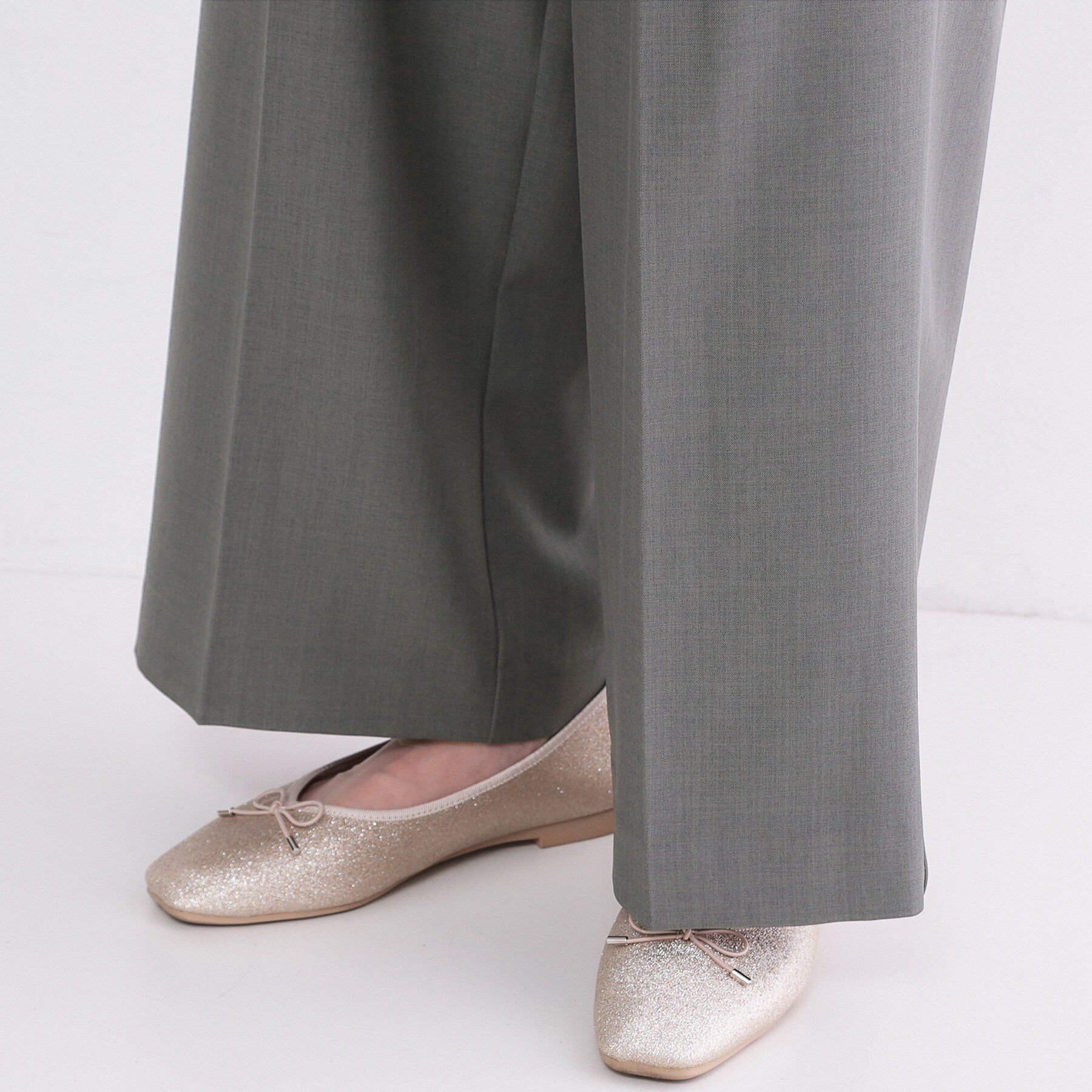 OPAQUE.CLIP「美脚ストレッチストレートワイドパンツ【洗濯機OK】」|その他|