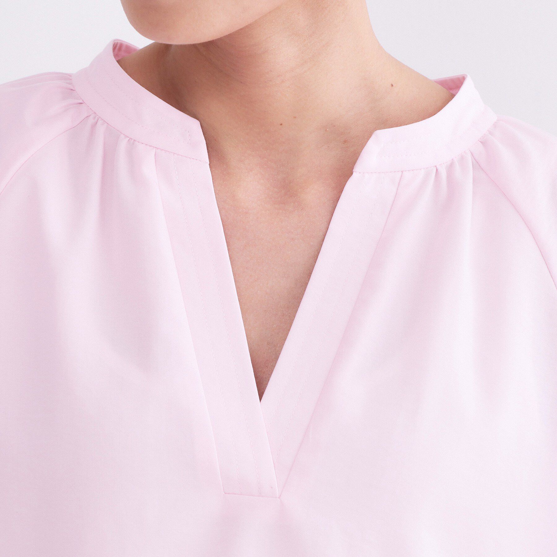 OPAQUE.CLIP「スキッパーボリュームスリーブブラウス【洗濯機OK】」|シャツ・ブラウス|