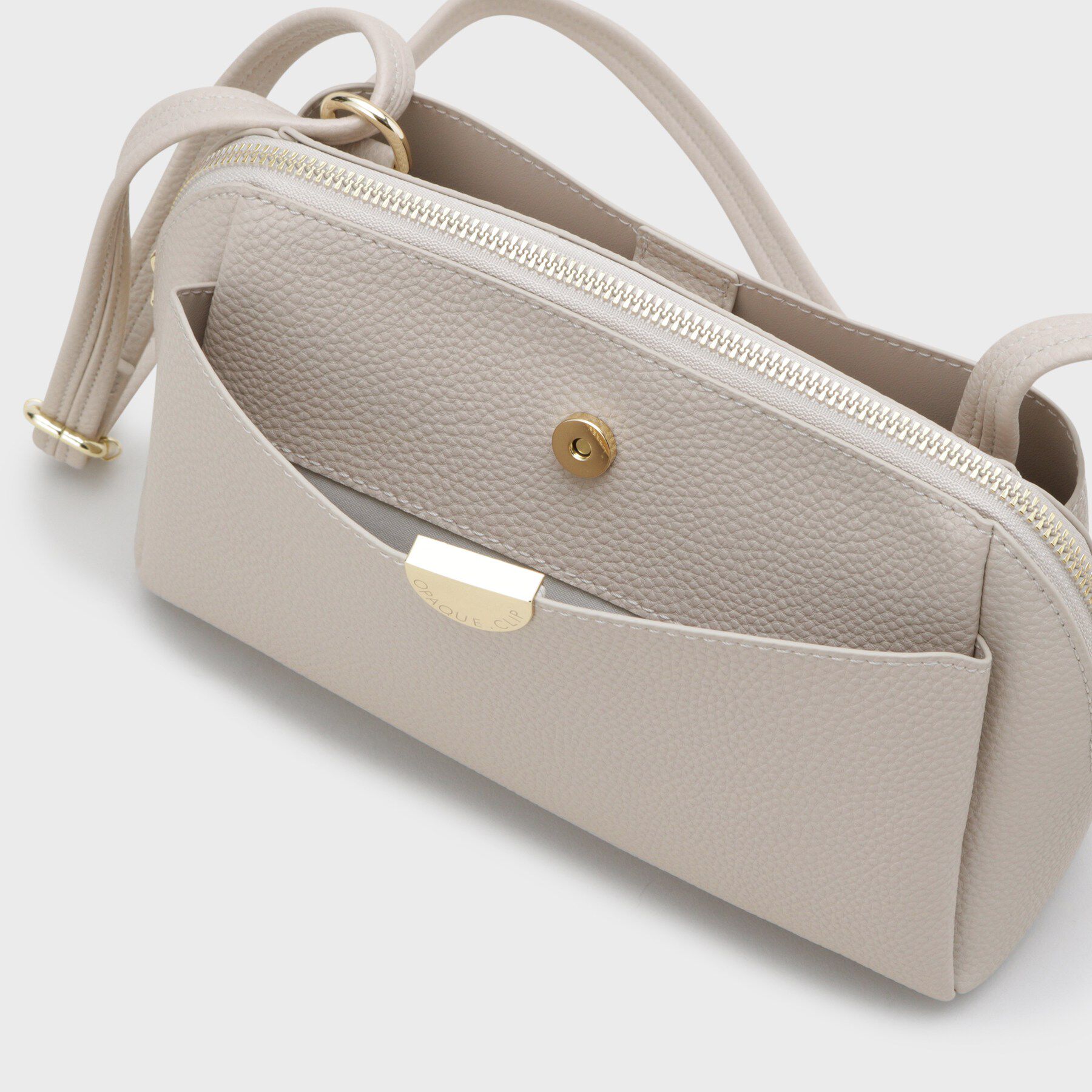 OPAQUE.CLIP「シュリンクメタルミニショルダー」|ショルダー・メッセンジャー|