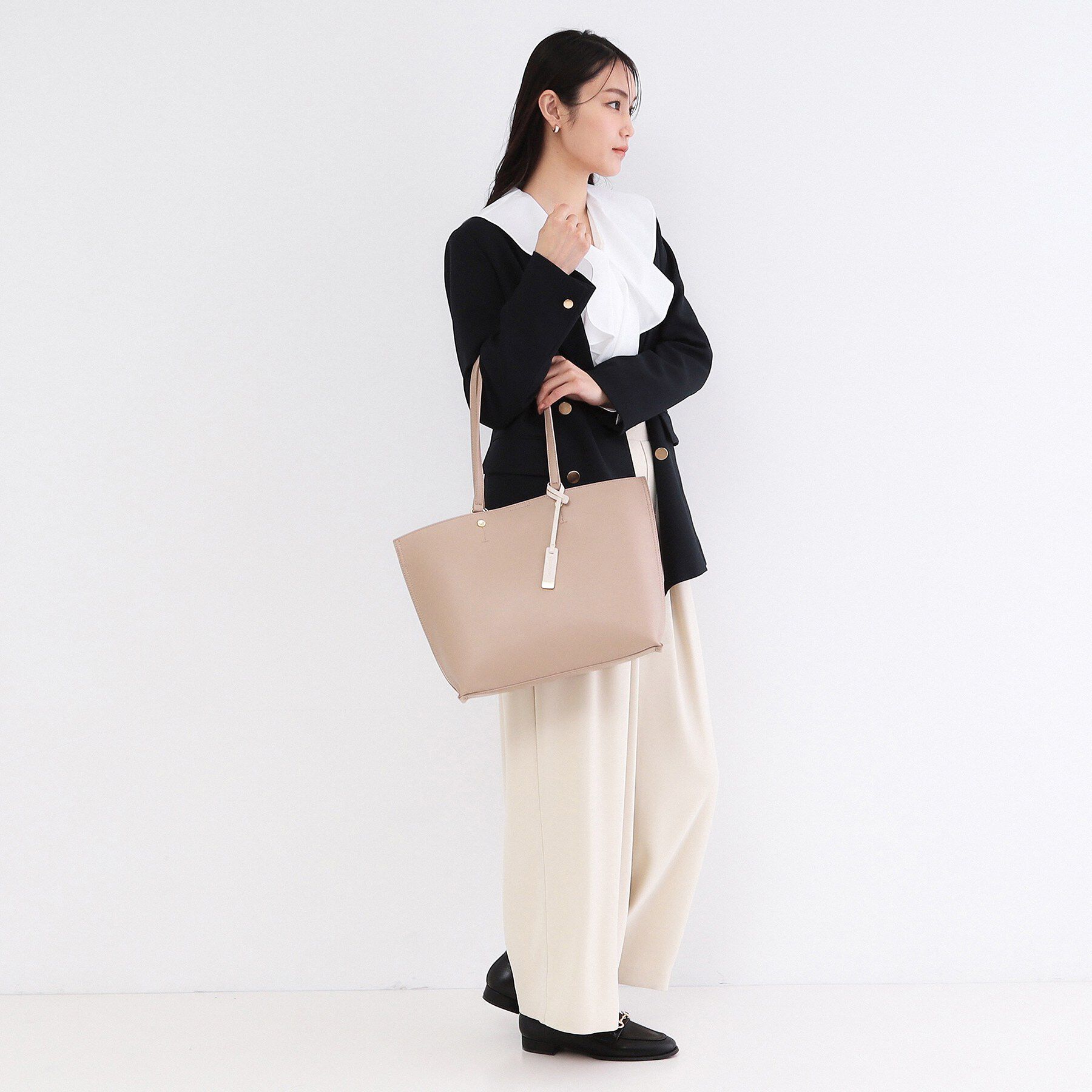 OPAQUE.CLIP「【A4サイズ対応】名品バイカラーA4トート」|トートバッグ|