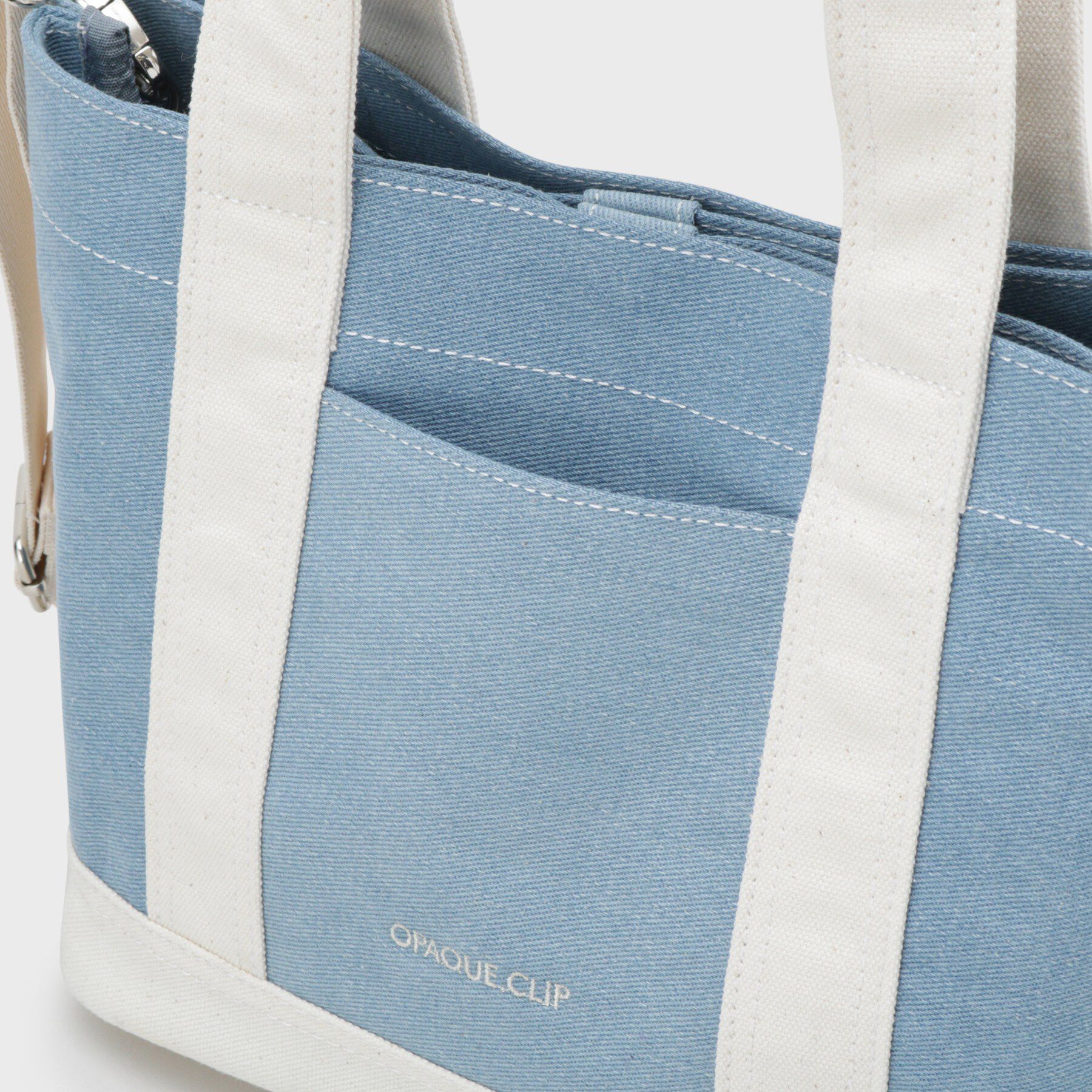 OPAQUE.CLIP「2WAYバイカラー帆布ミドルトート」|トートバッグ|